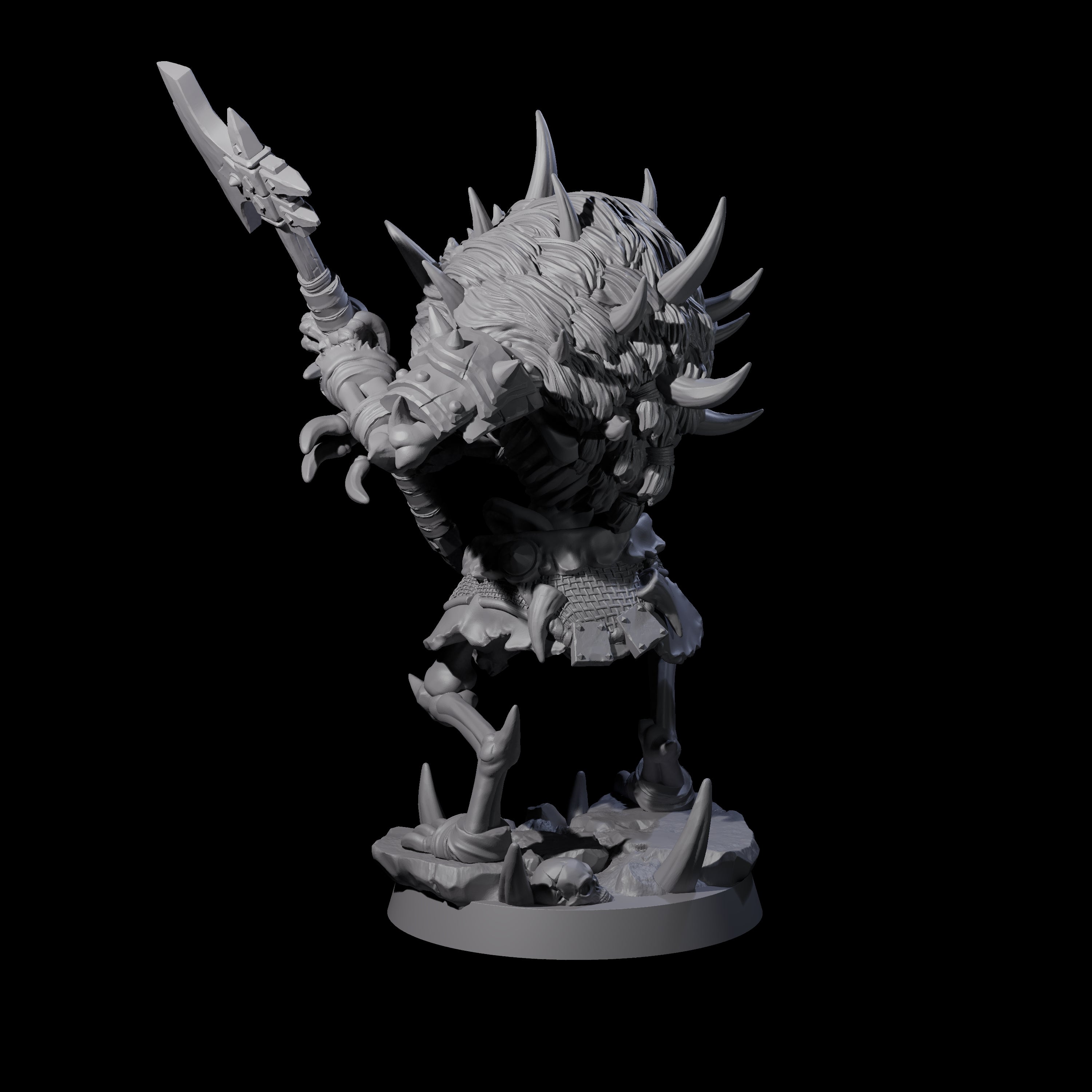 Creaking Gnoll Witherling C Miniature for Dungeons and Dragons, Pathfinder or other TTRPGs