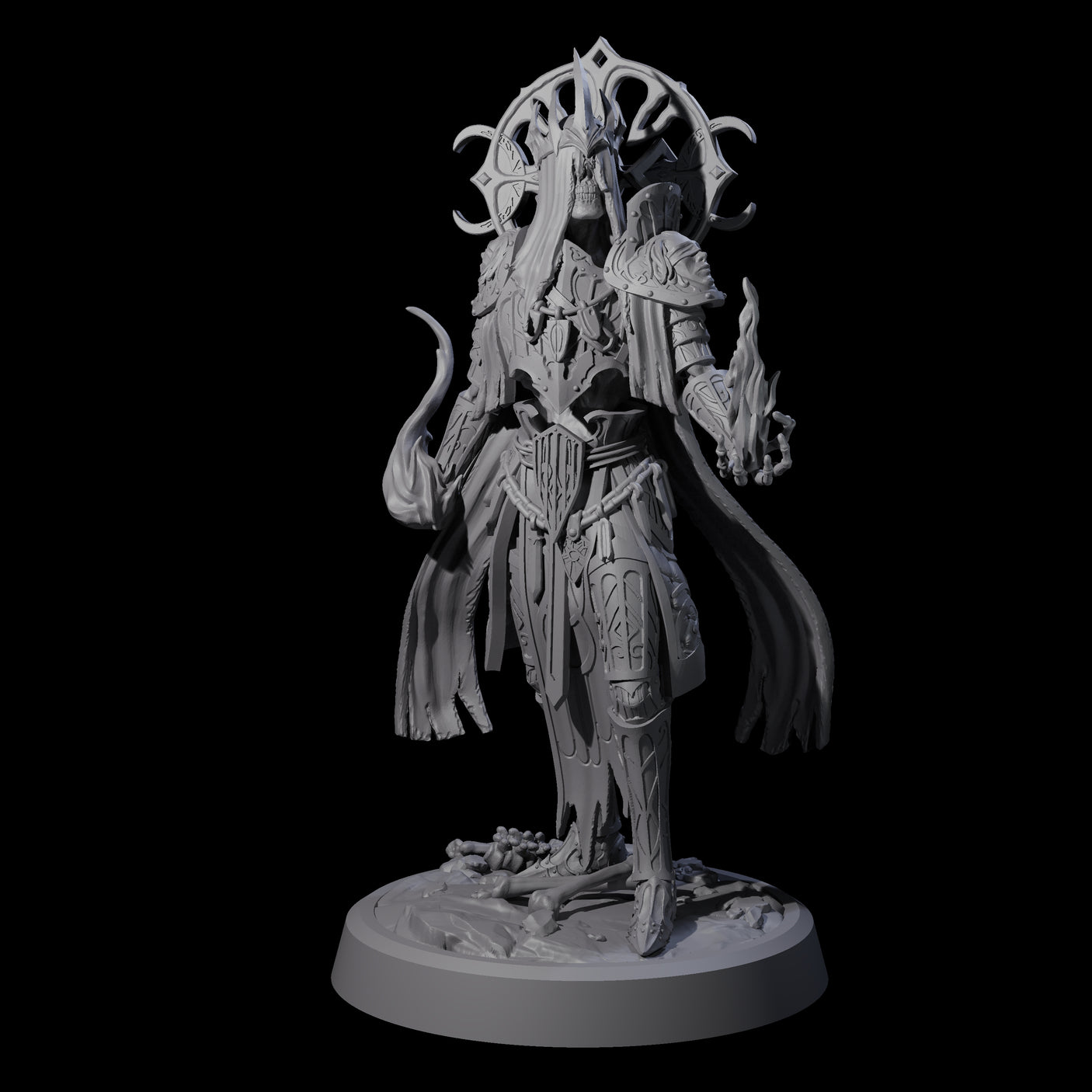 Creaking Tomb Lich A Miniature for Dungeons and Dragons, Pathfinder or other TTRPGs