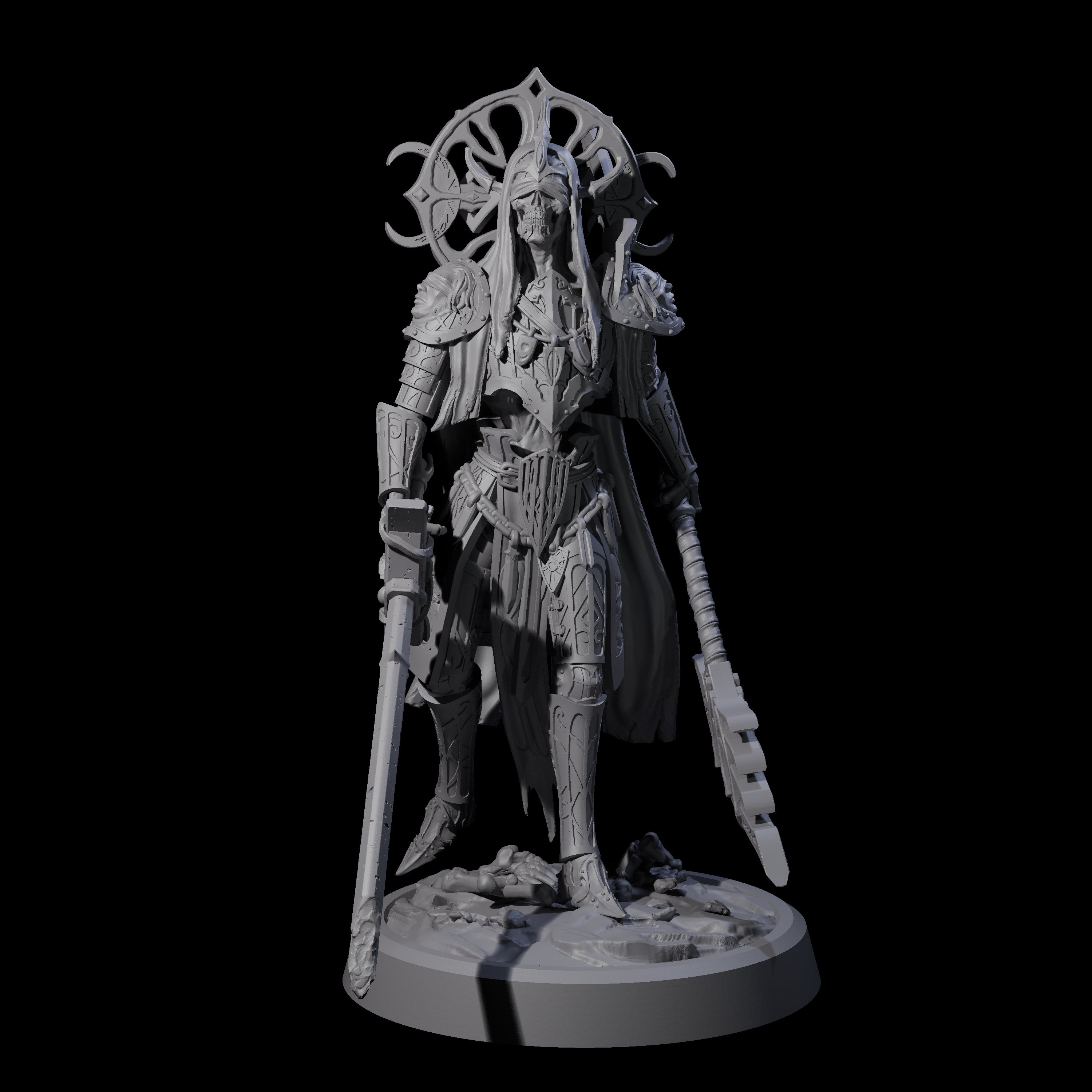 Creaking Tomb Lich B Miniature for Dungeons and Dragons, Pathfinder or other TTRPGs
