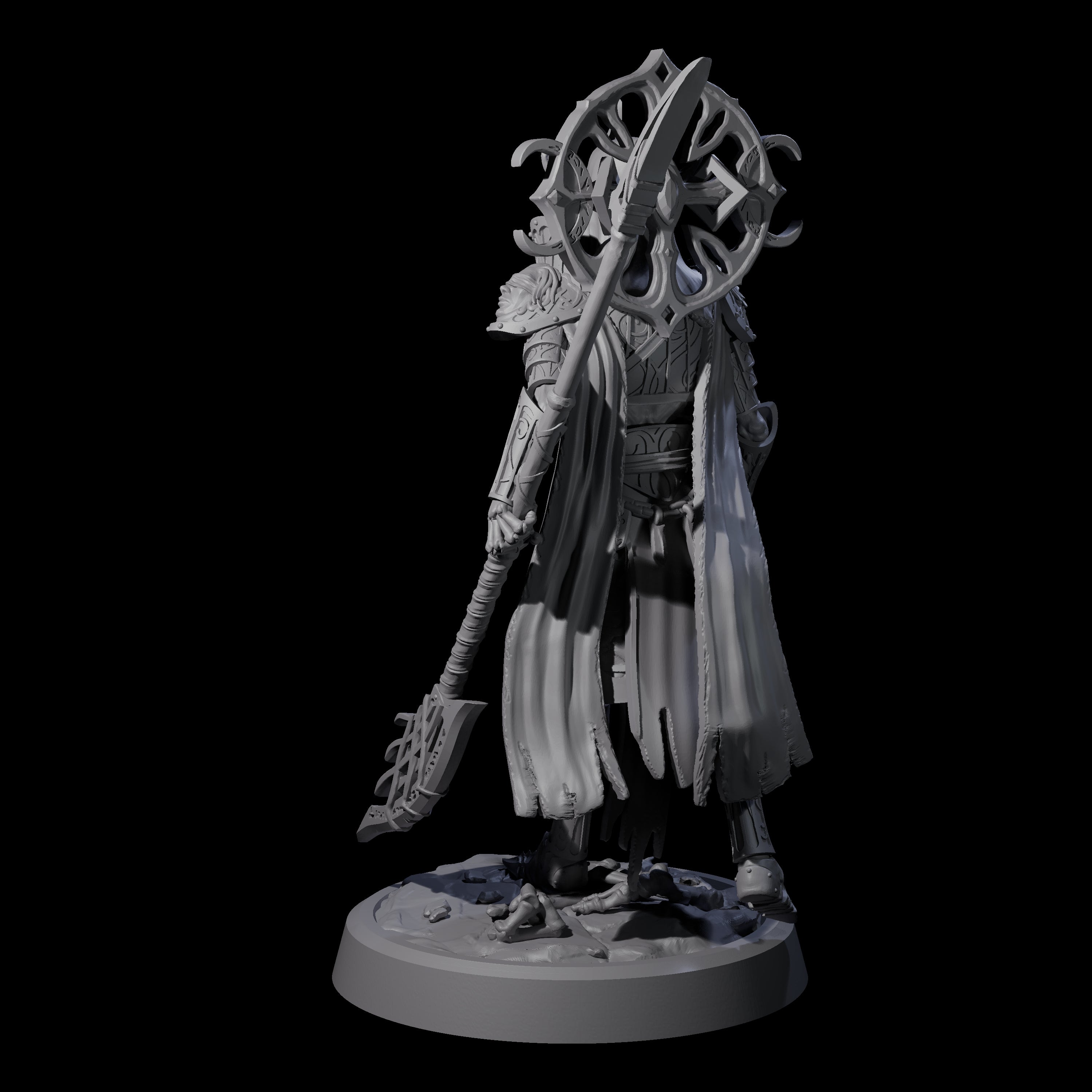 Creaking Tomb Lich B Miniature for Dungeons and Dragons, Pathfinder or other TTRPGs