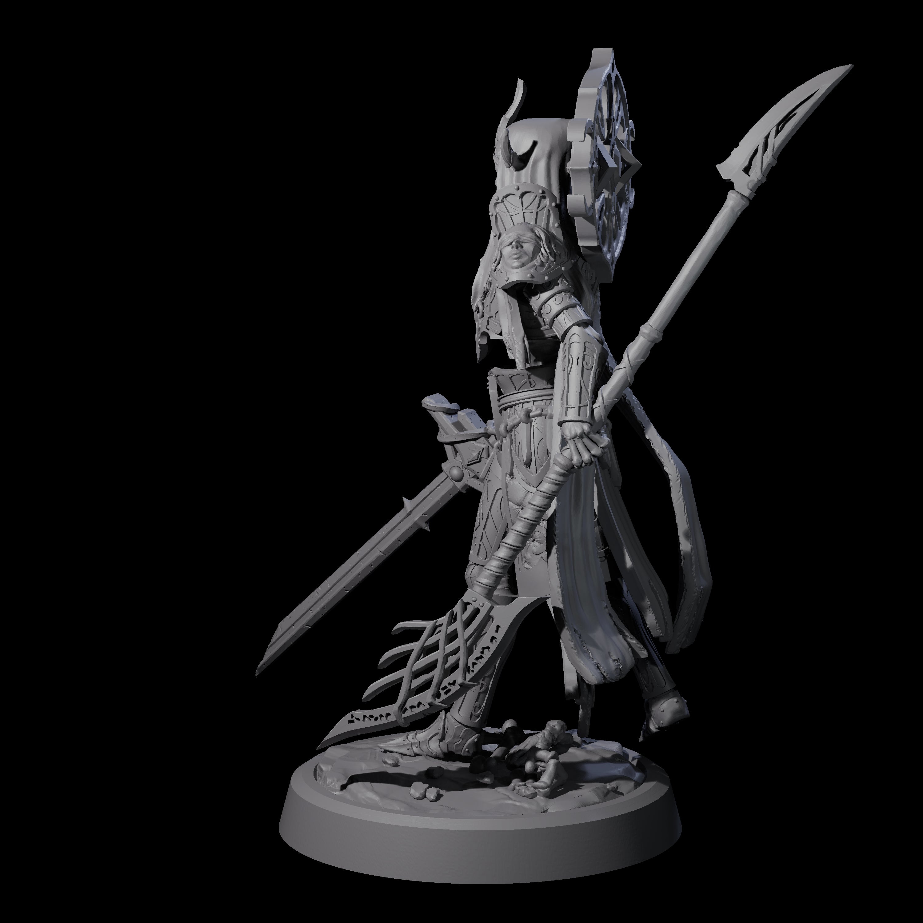 Creaking Tomb Lich B Miniature for Dungeons and Dragons, Pathfinder or other TTRPGs