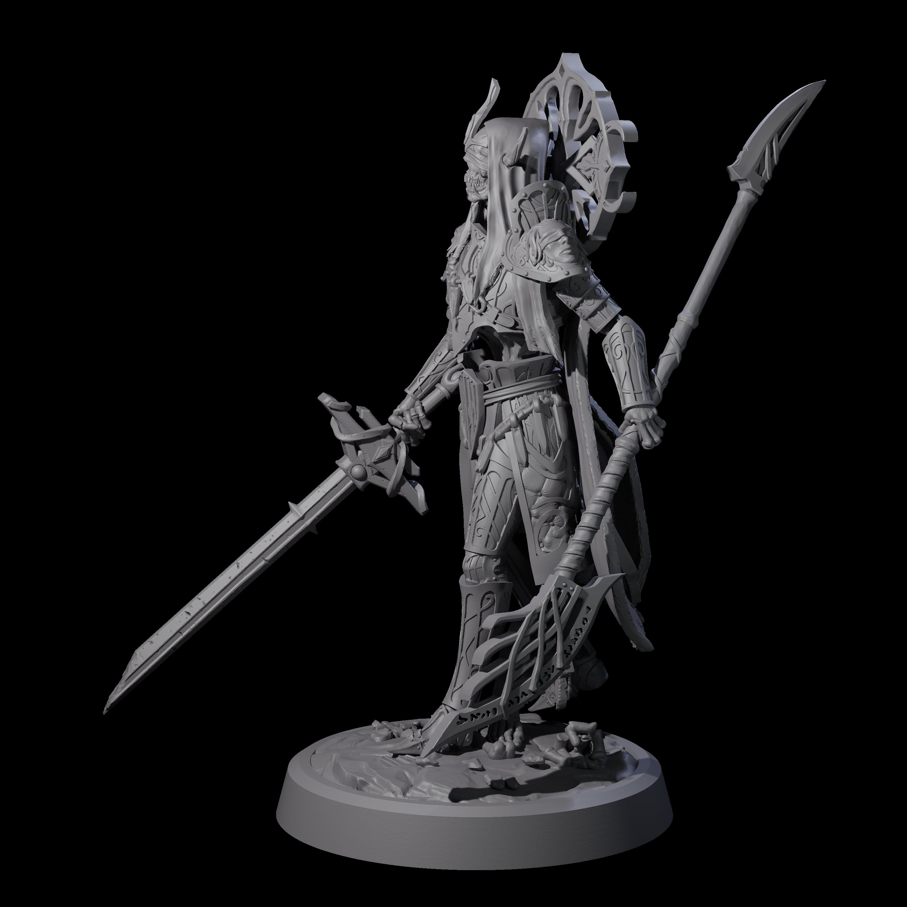 Creaking Tomb Lich B Miniature for Dungeons and Dragons, Pathfinder or other TTRPGs