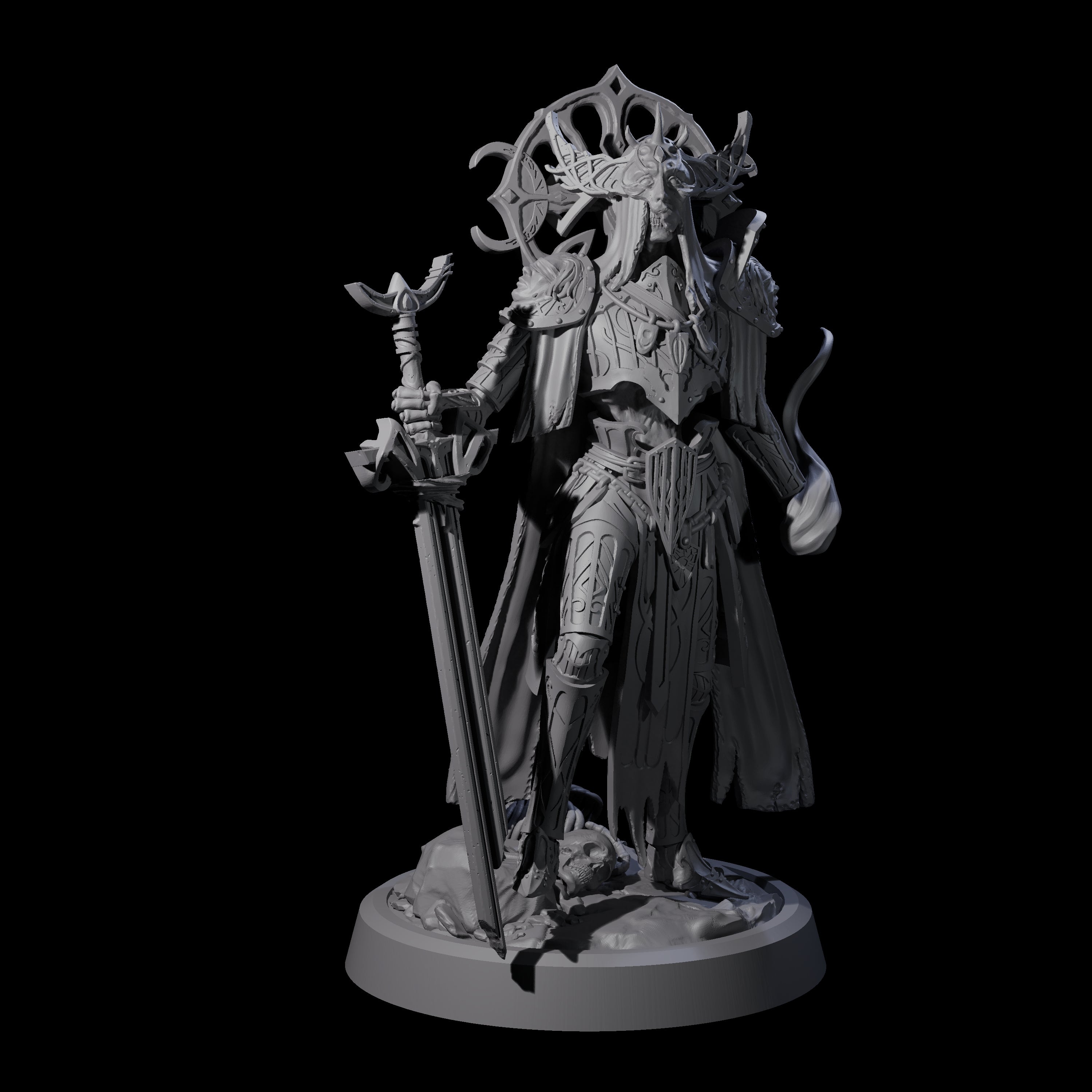 Creaking Tomb Lich C Miniature for Dungeons and Dragons, Pathfinder or other TTRPGs