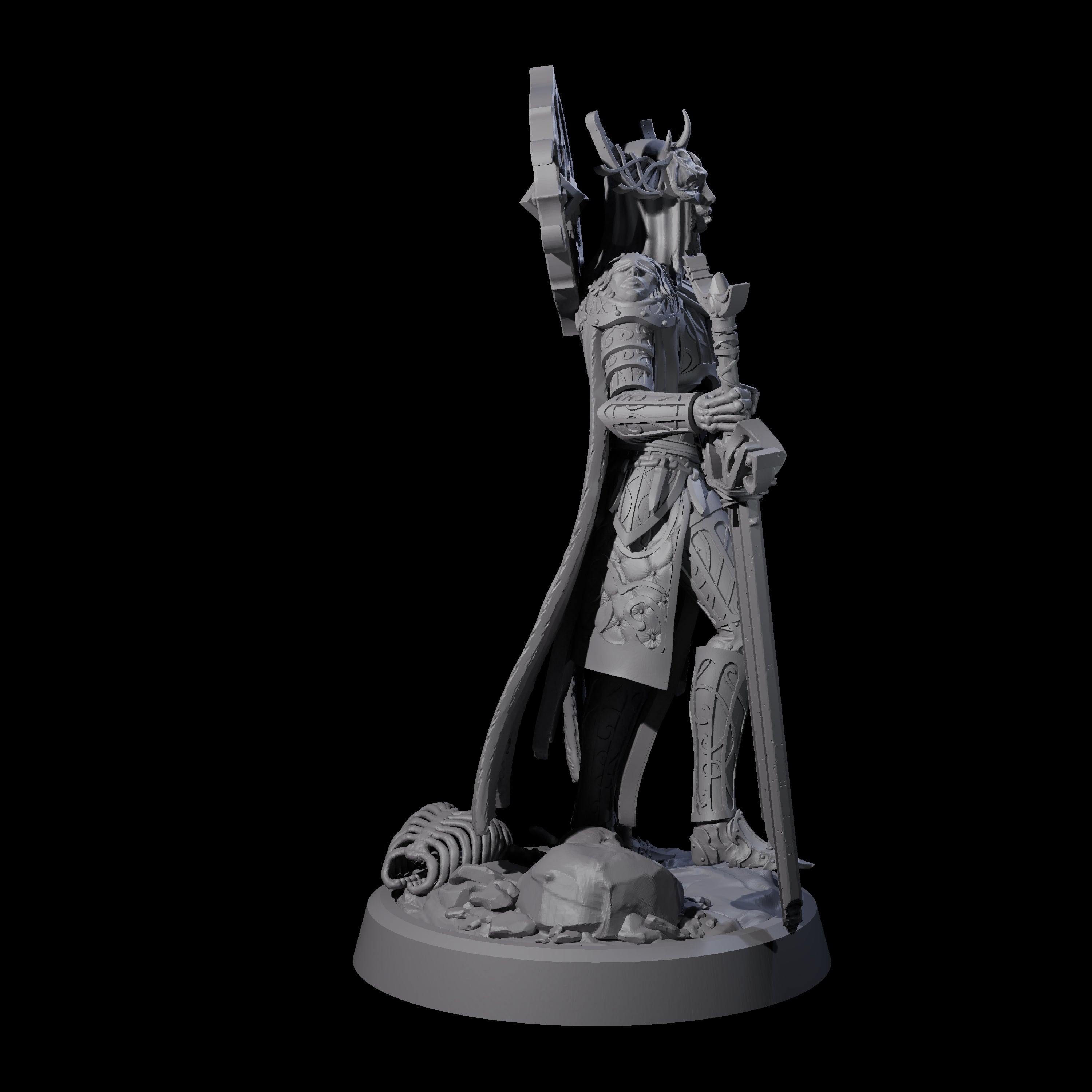 Creaking Tomb Lich C Miniature for Dungeons and Dragons, Pathfinder or other TTRPGs