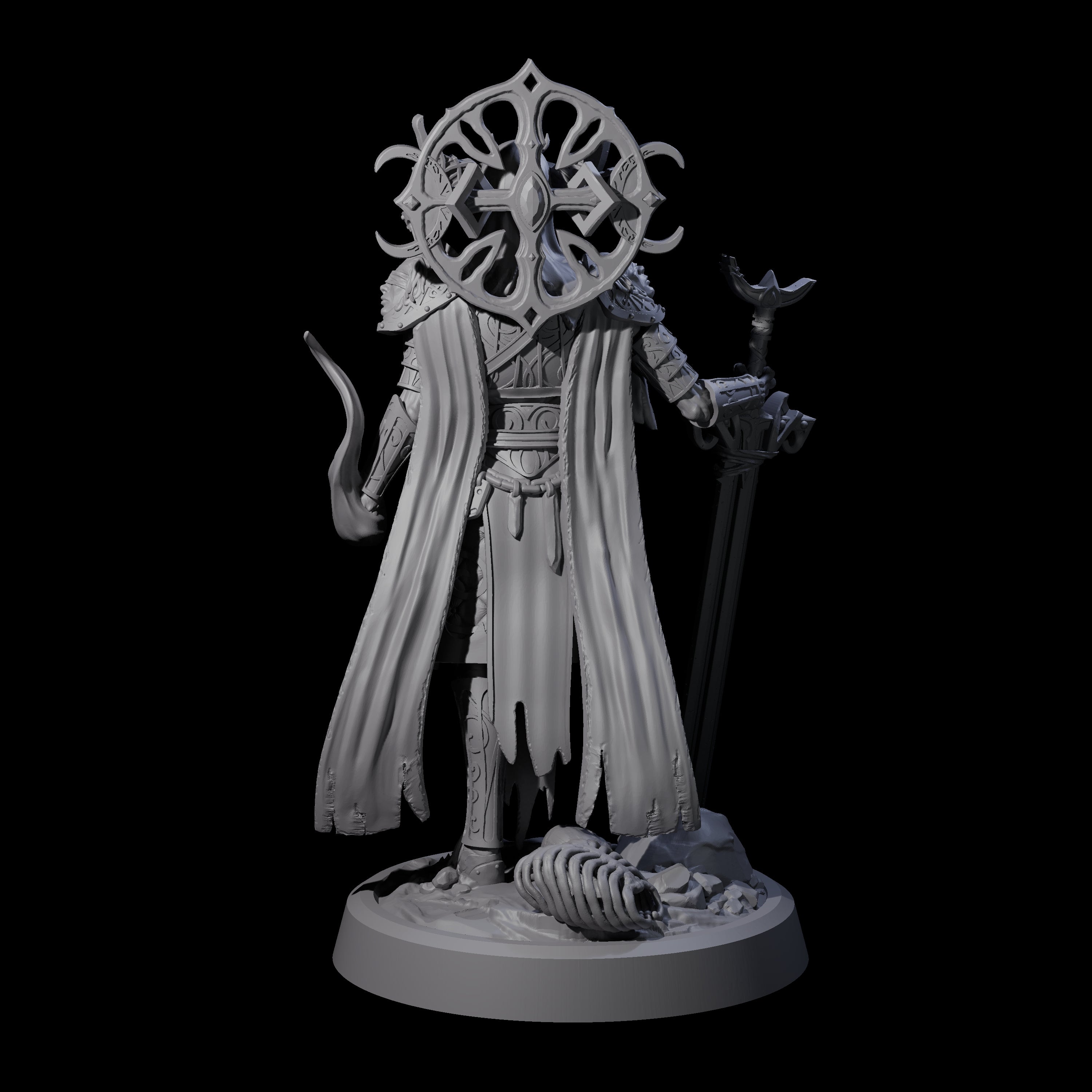Creaking Tomb Lich C Miniature for Dungeons and Dragons, Pathfinder or other TTRPGs