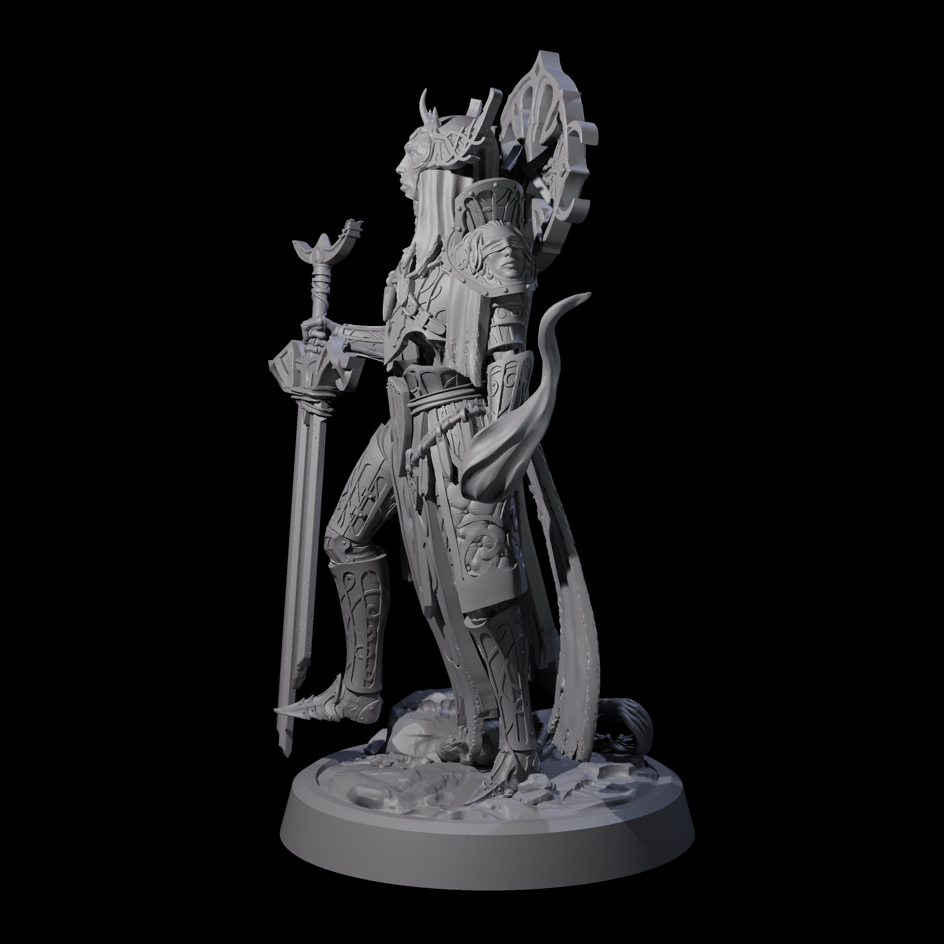 Creaking Tomb Lich C Miniature for Dungeons and Dragons, Pathfinder or other TTRPGs
