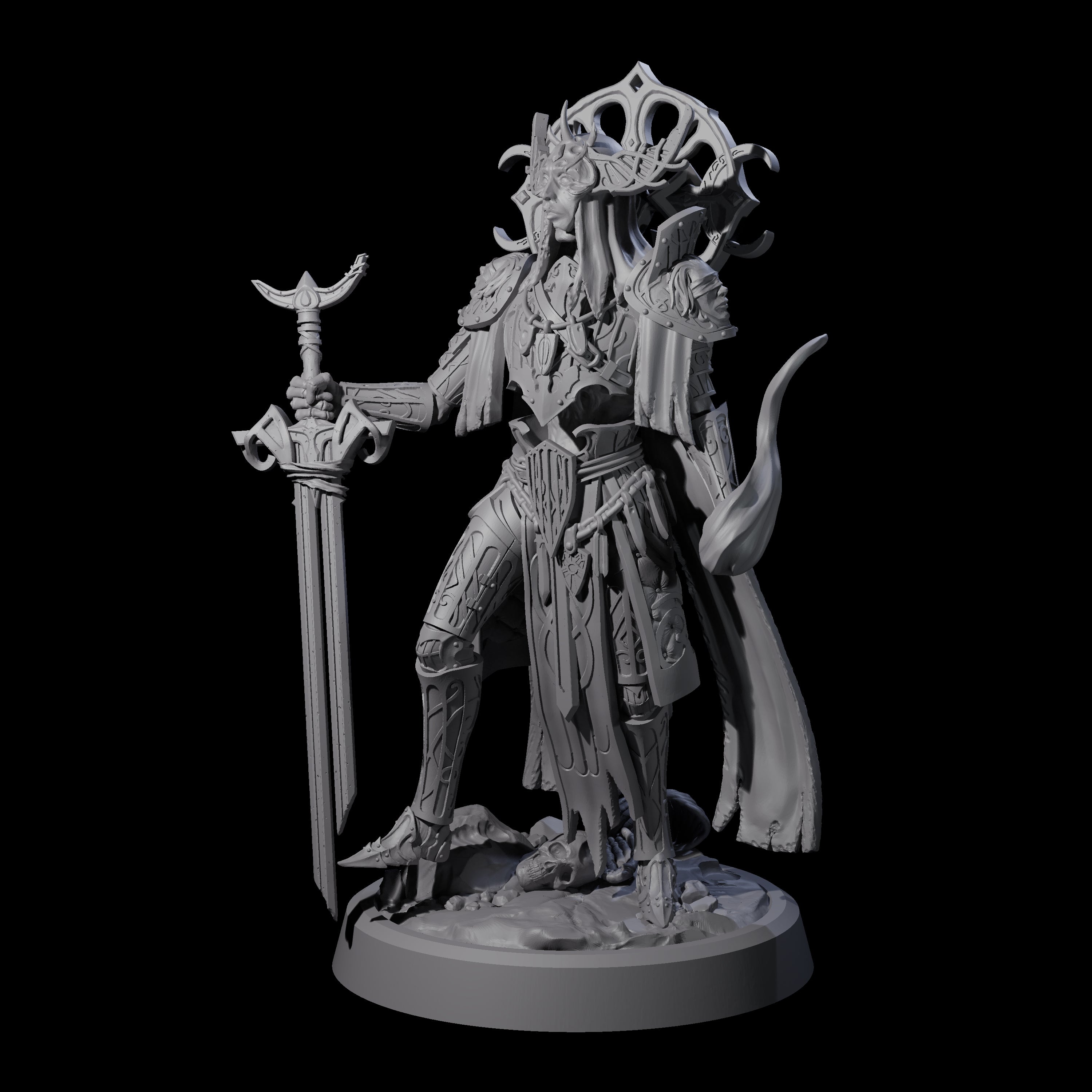 Creaking Tomb Lich C Miniature for Dungeons and Dragons, Pathfinder or other TTRPGs