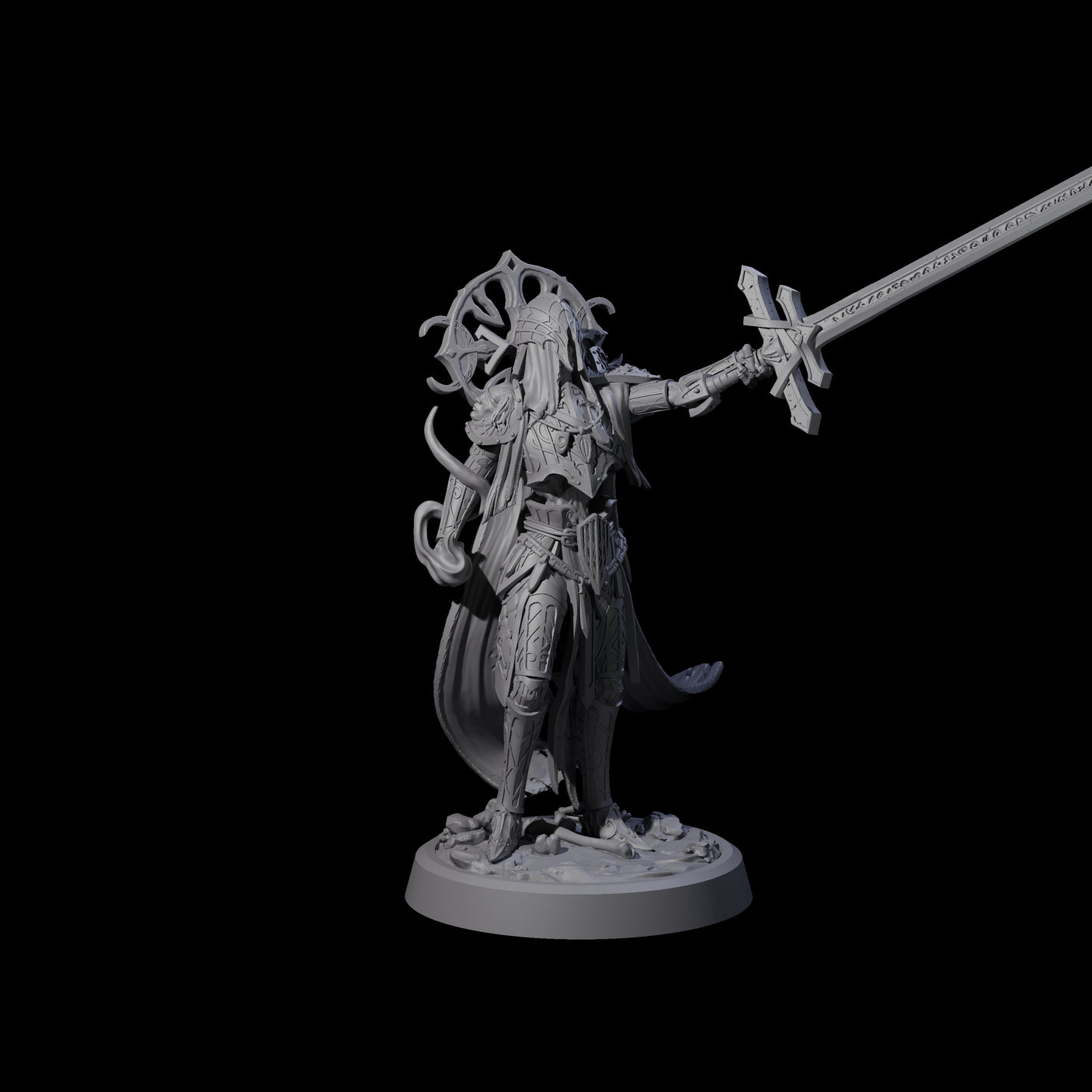 Creaking Tomb Lich D Miniature for Dungeons and Dragons, Pathfinder or other TTRPGs