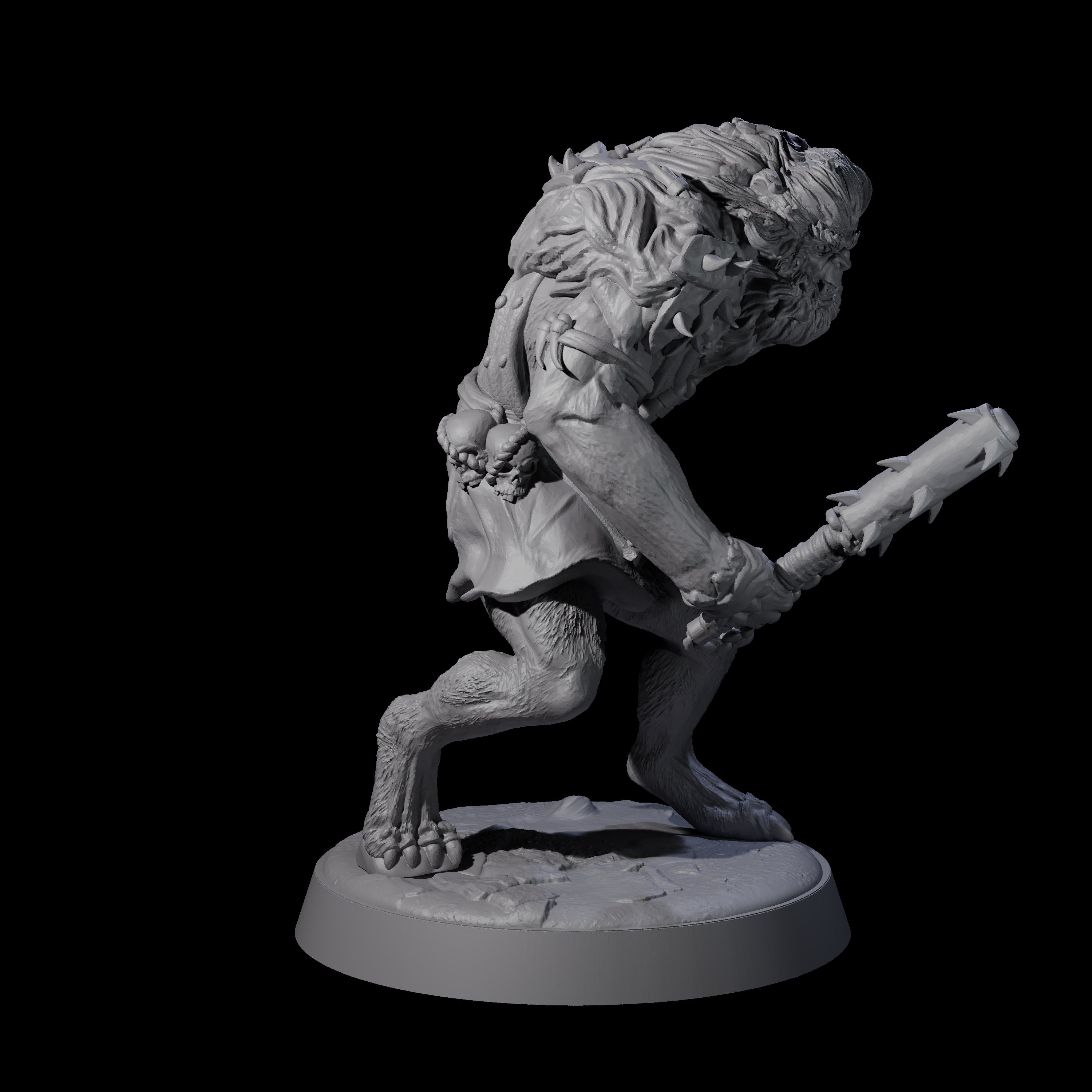 Creeping Bugbear Stalker A Miniature for Dungeons and Dragons, Pathfinder or other TTRPGs