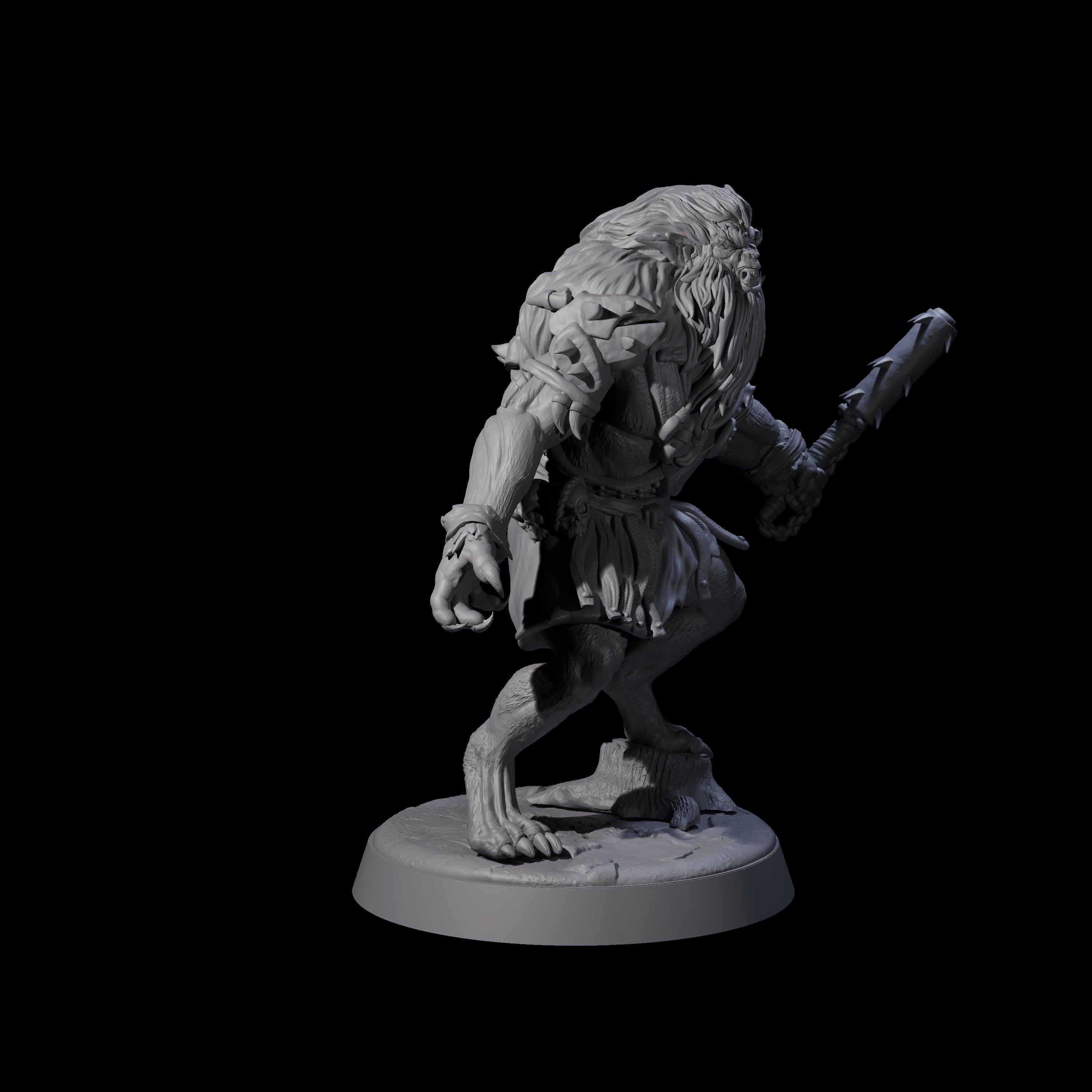 Creeping Bugbear Stalker B Miniature for Dungeons and Dragons, Pathfinder or other TTRPGs