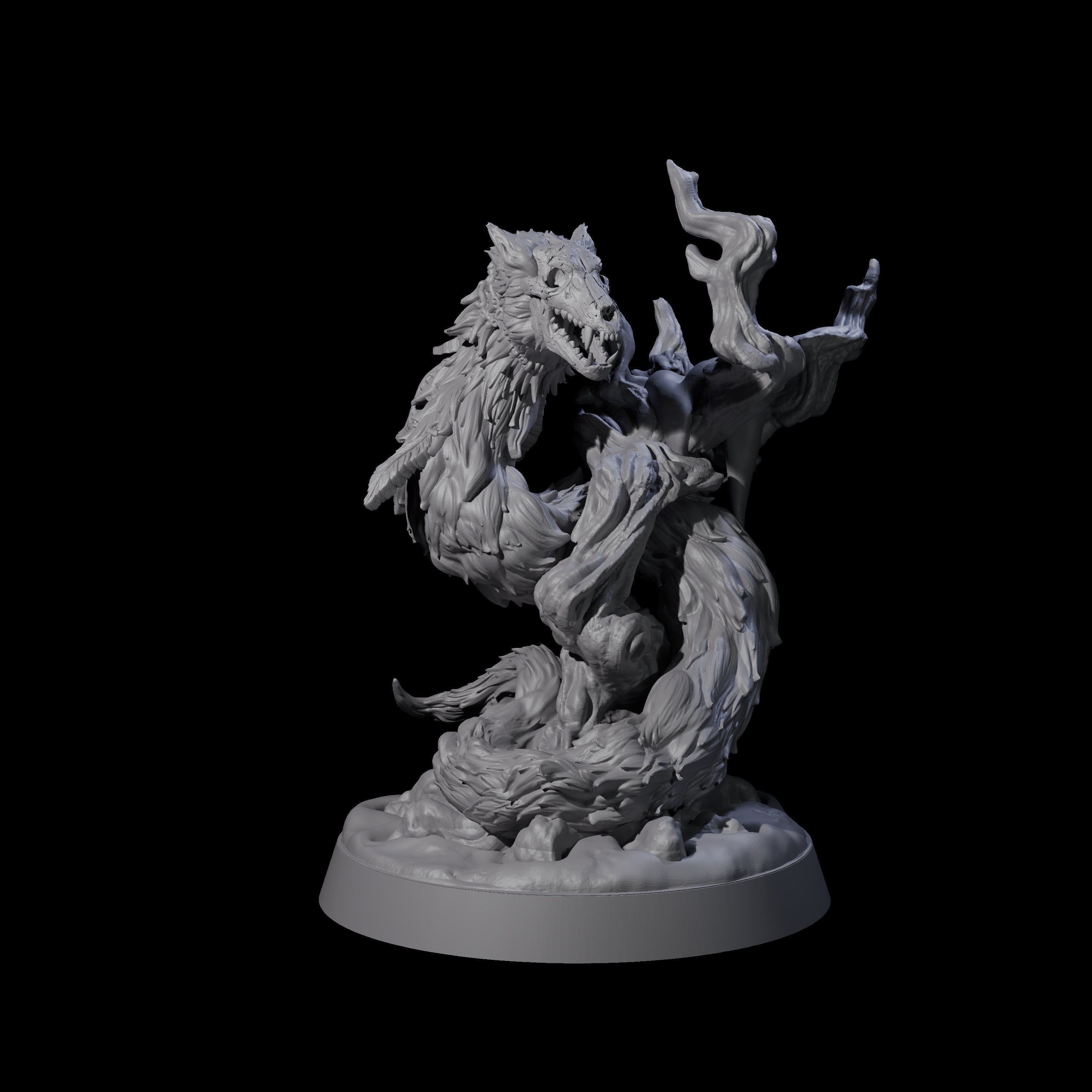 Creeping Evil Woodland Spirit Miniature for Dungeons and Dragons, Pathfinder or other TTRPGs