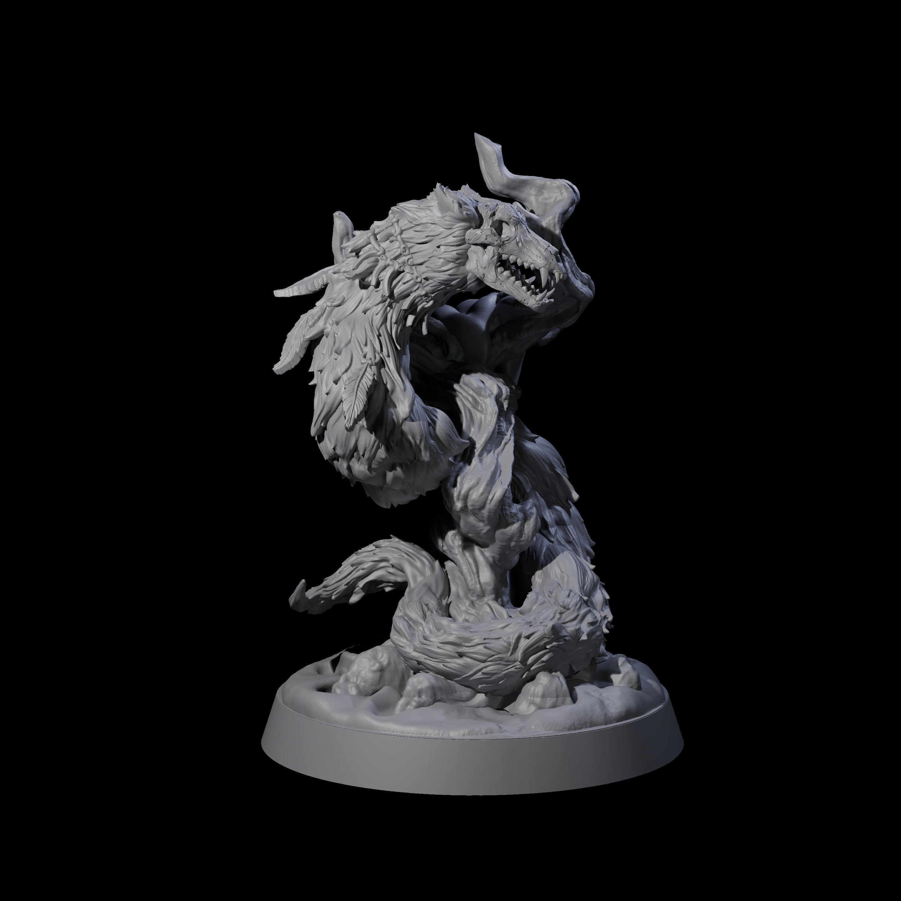 Creeping Evil Woodland Spirit Miniature for Dungeons and Dragons, Pathfinder or other TTRPGs