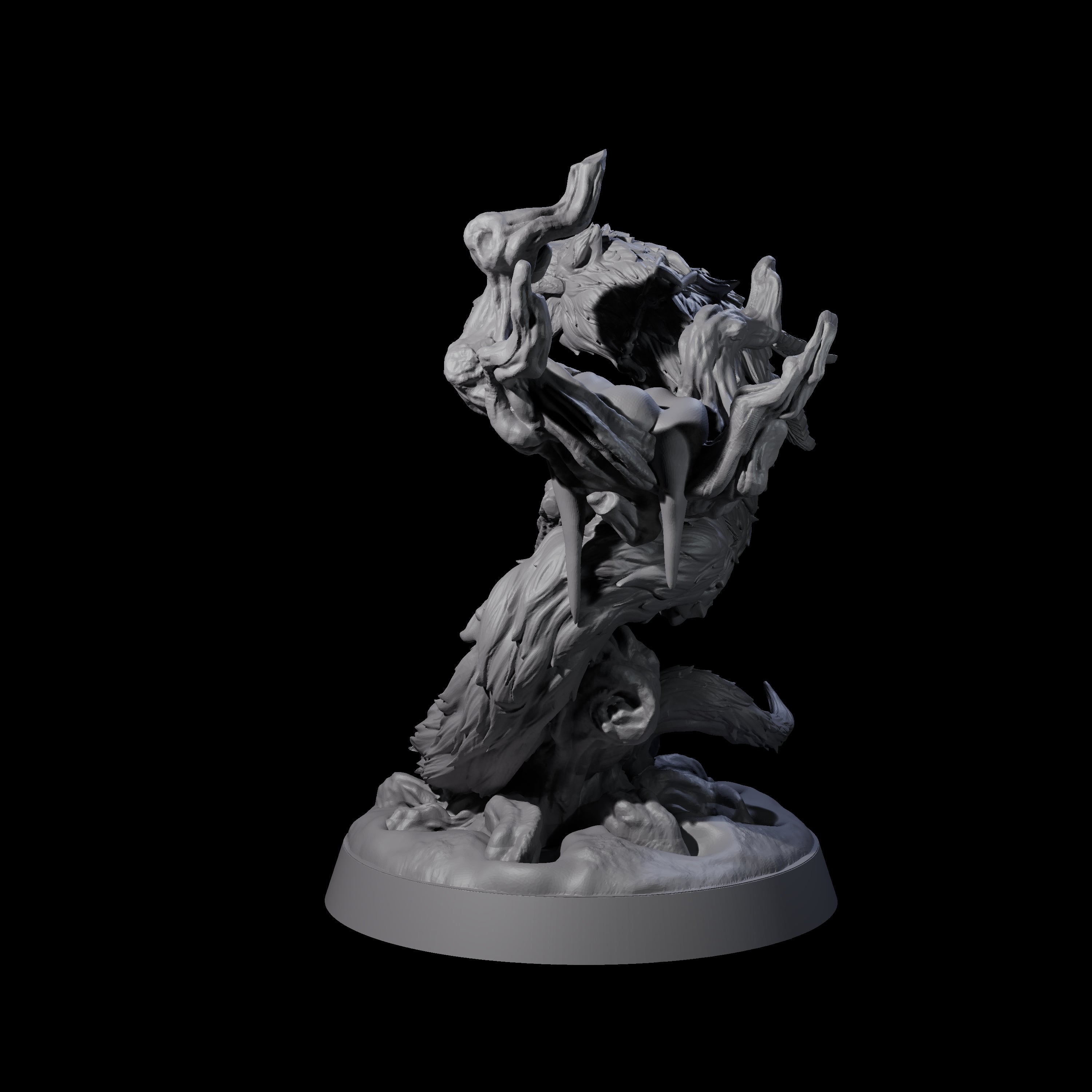 Creeping Evil Woodland Spirit Miniature for Dungeons and Dragons, Pathfinder or other TTRPGs