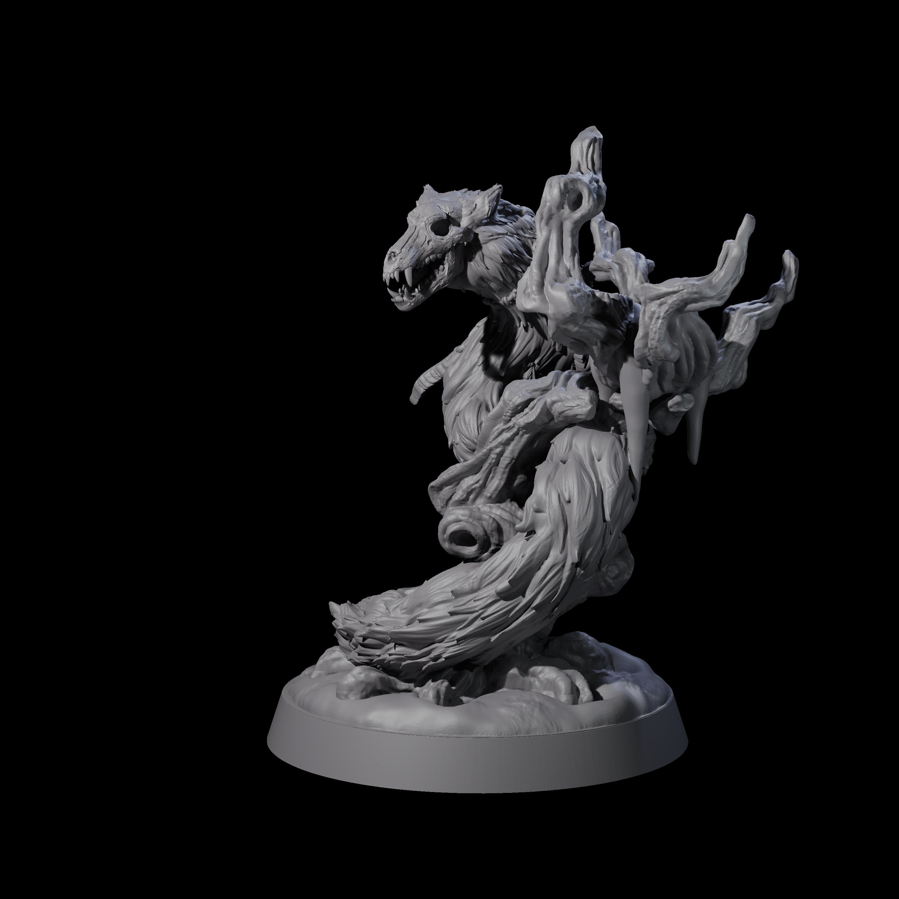 Creeping Evil Woodland Spirit Miniature for Dungeons and Dragons, Pathfinder or other TTRPGs