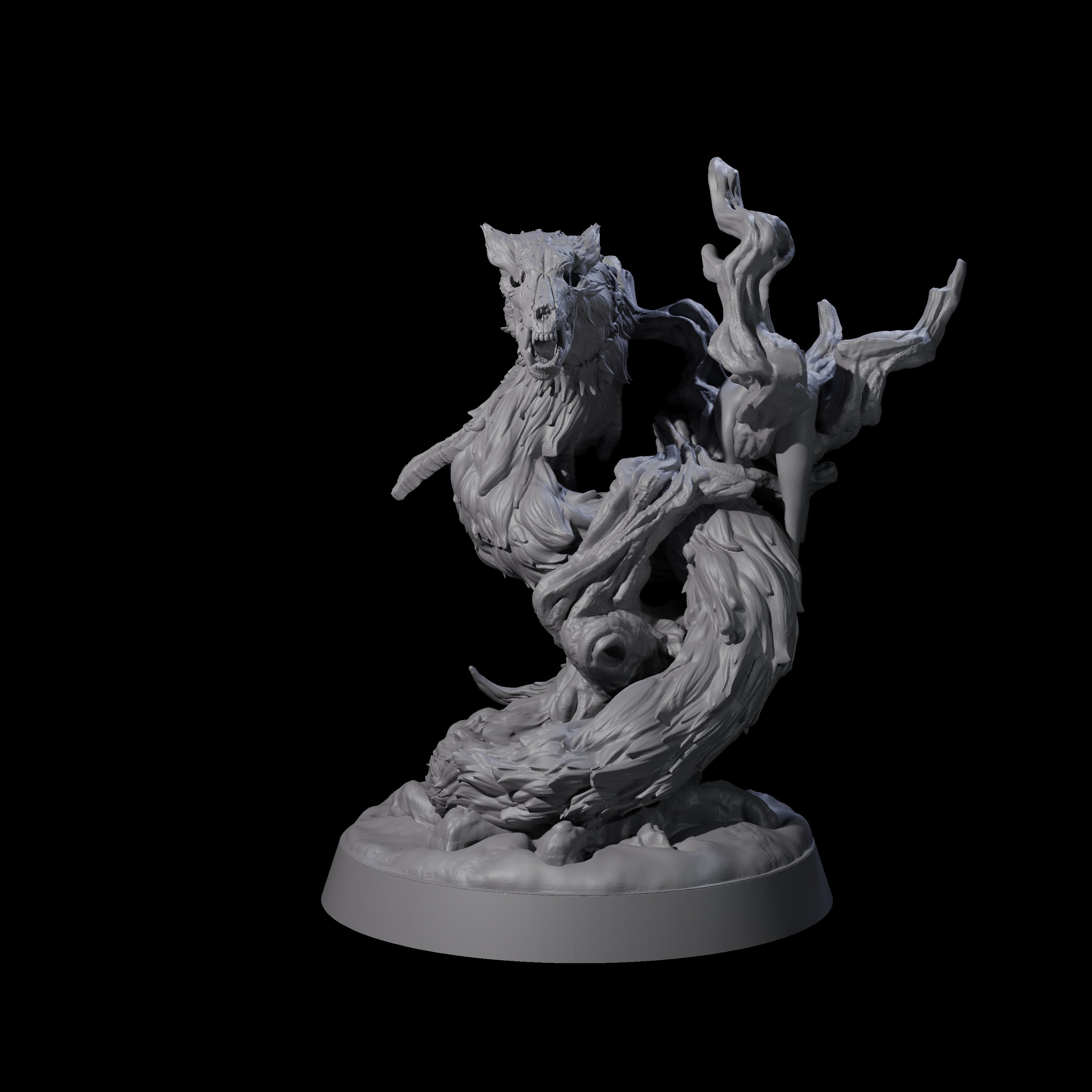 Creeping Evil Woodland Spirit Miniature for Dungeons and Dragons, Pathfinder or other TTRPGs