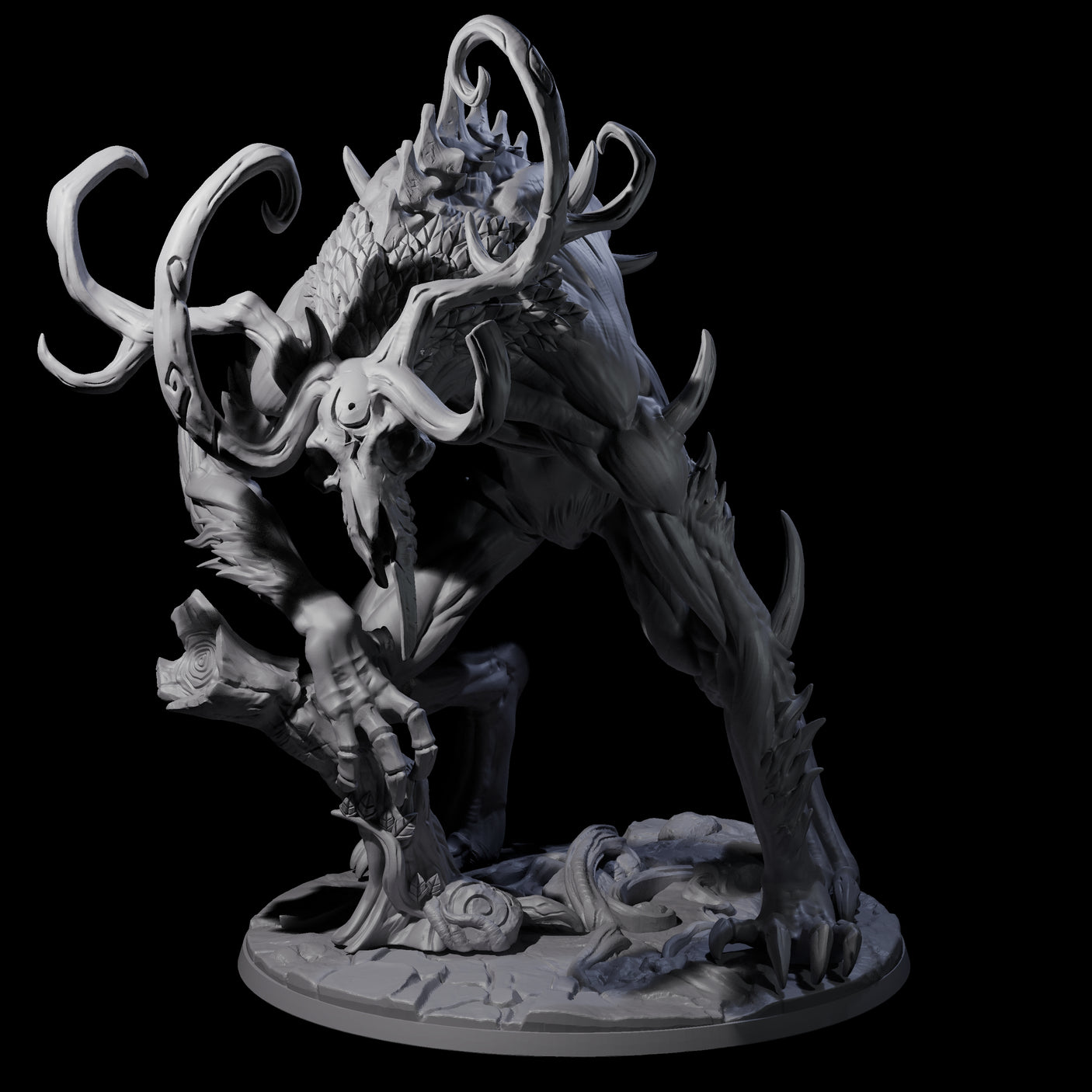 Creeping Forest Outsider Miniature for Dungeons and Dragons, Pathfinder or other TTRPGs