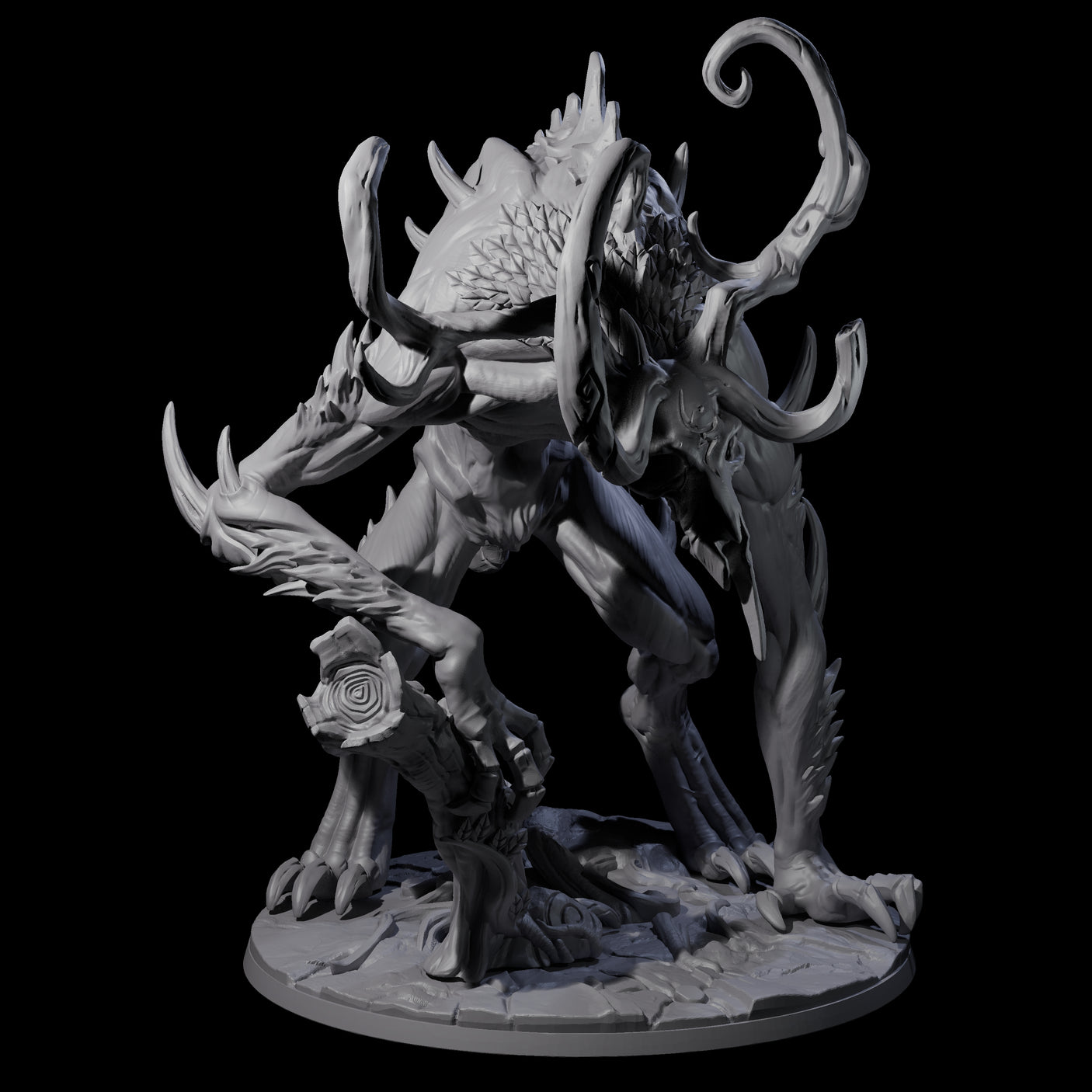 Creeping Forest Outsider Miniature for Dungeons and Dragons, Pathfinder or other TTRPGs