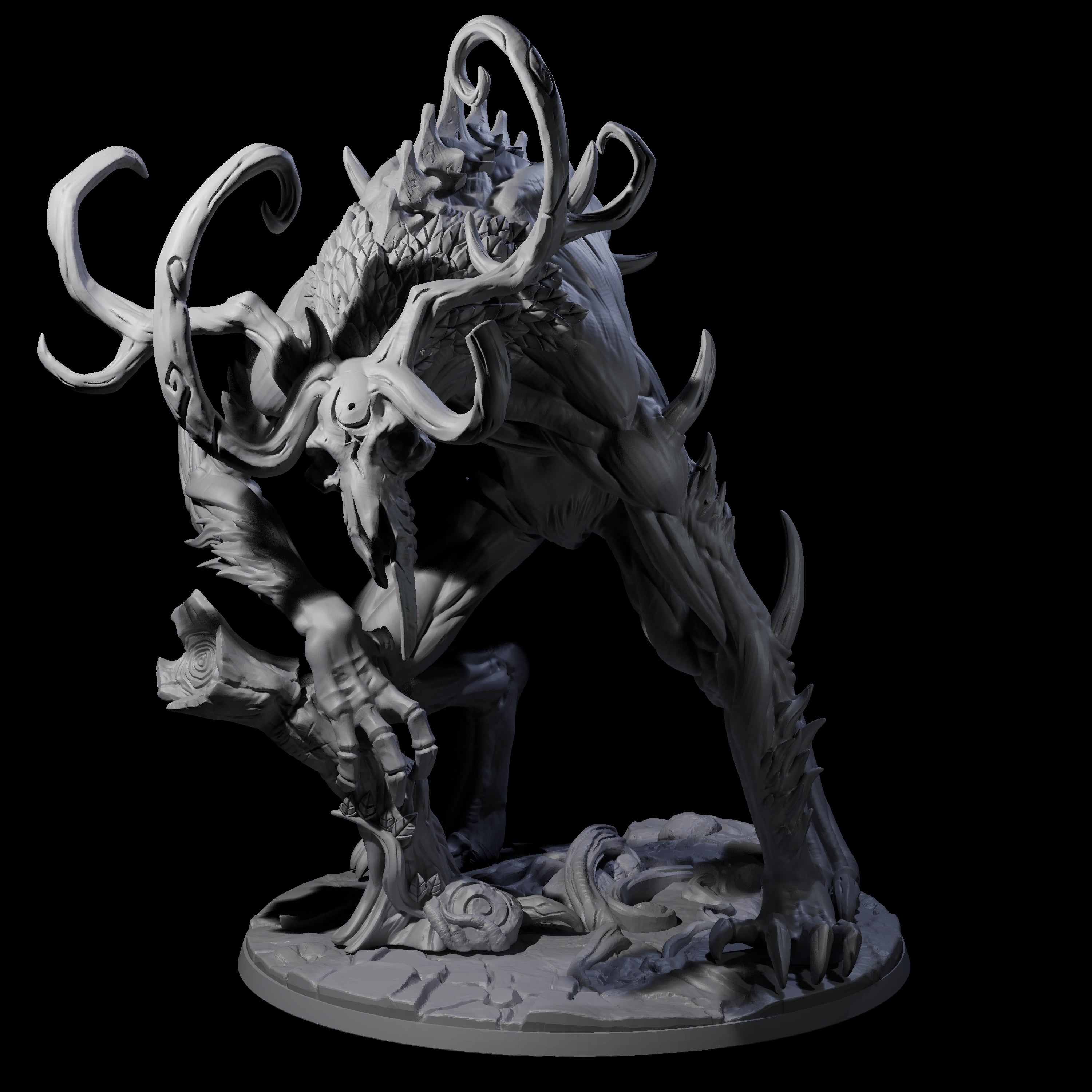 Creeping Forest Outsider Miniature for Dungeons and Dragons, Pathfinder or other TTRPGs