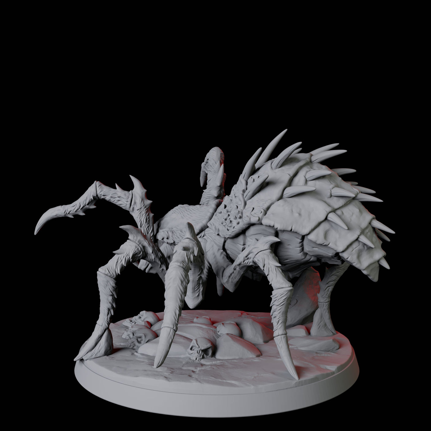 Creeping Giant Spider C Miniature for Dungeons and Dragons, Pathfinder or other TTRPGs