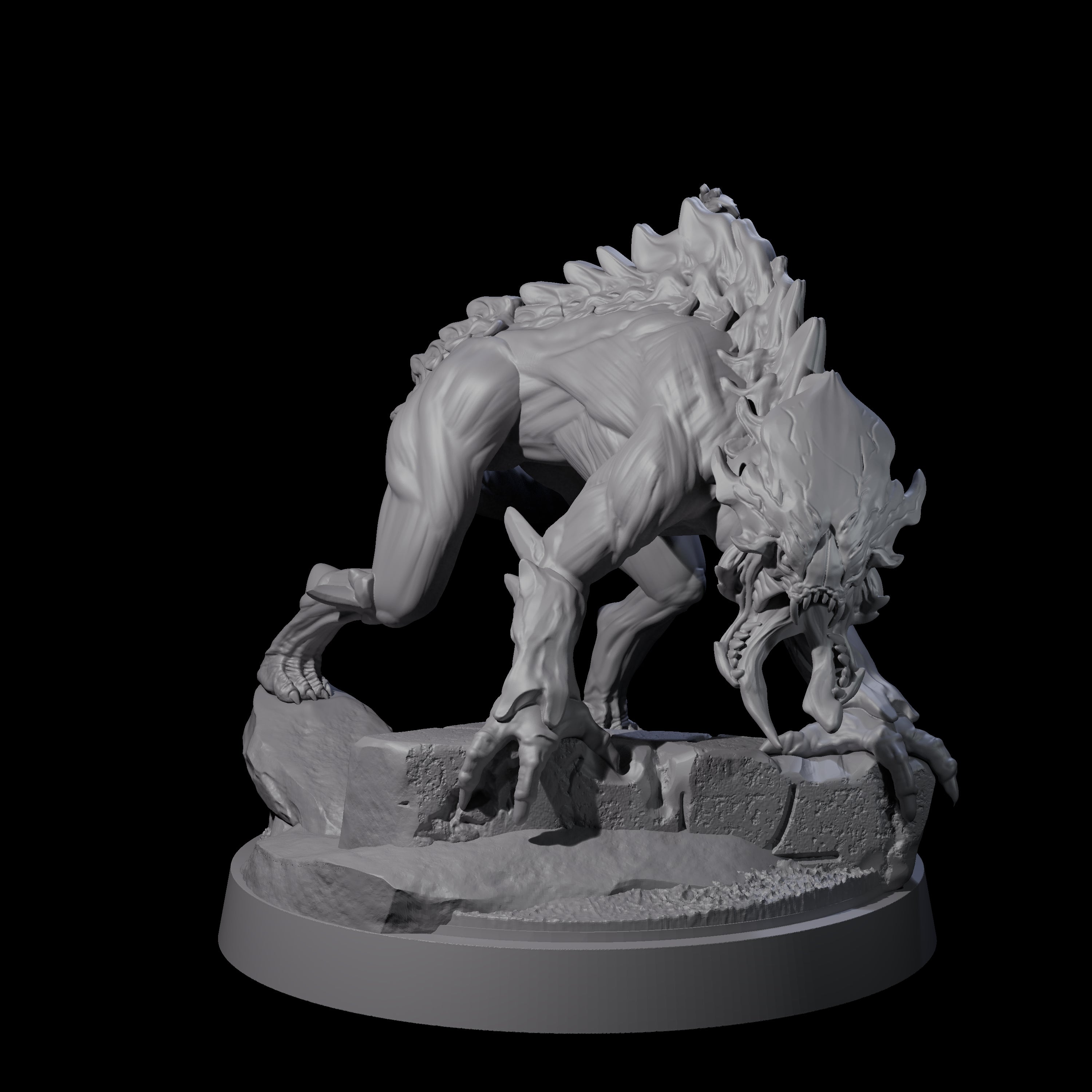 Creeping Hound of Tindalos Miniature for Dungeons and Dragons, Pathfinder or other TTRPGs