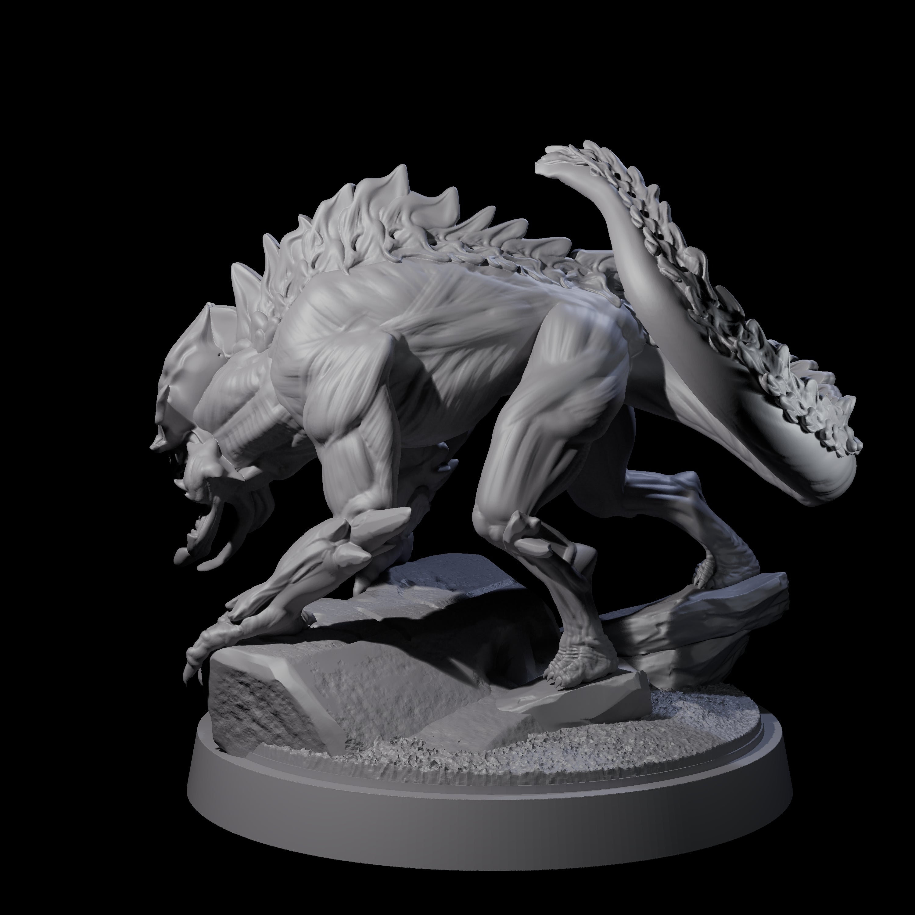 Creeping Hound of Tindalos Miniature for Dungeons and Dragons, Pathfinder or other TTRPGs