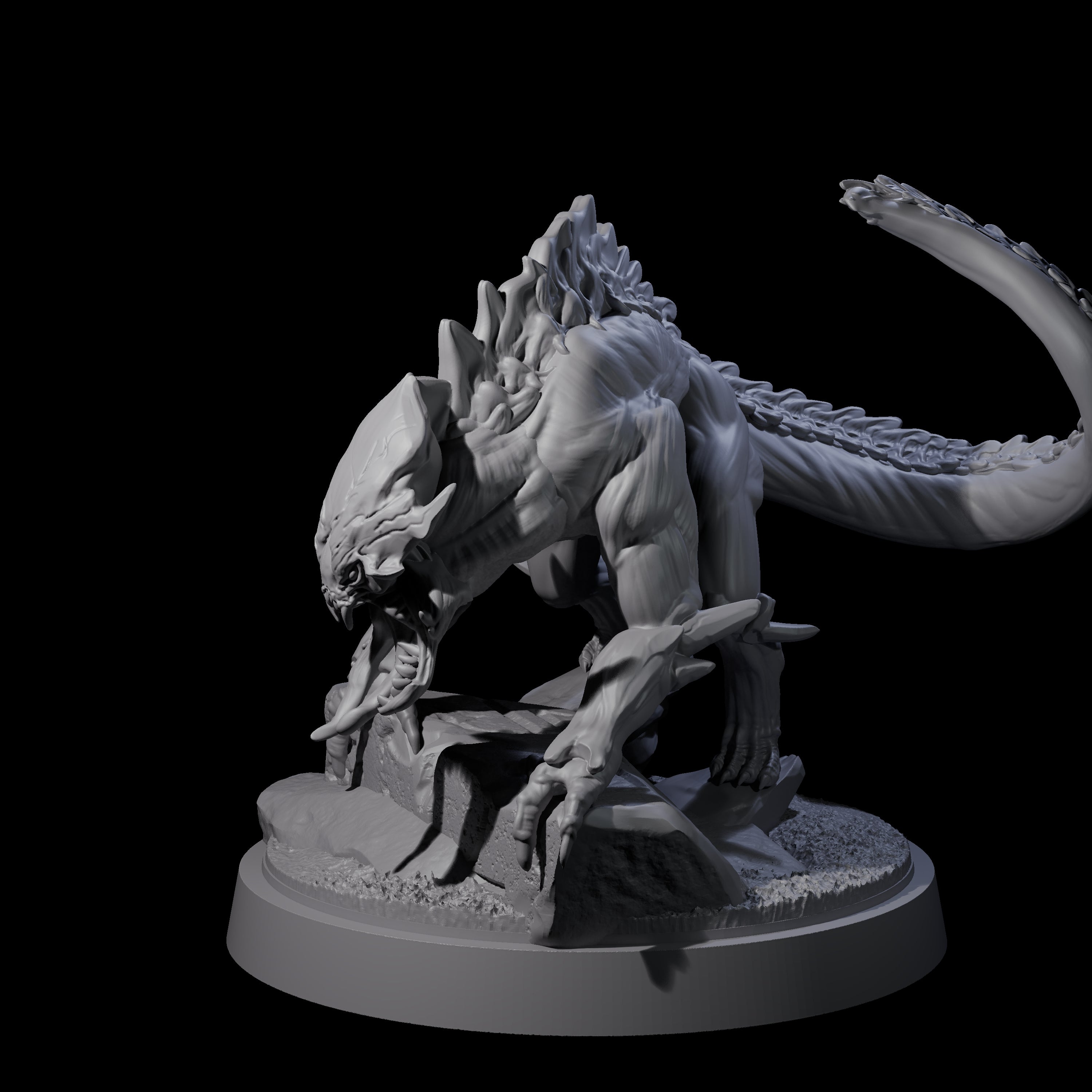 Creeping Hound of Tindalos Miniature for Dungeons and Dragons, Pathfinder or other TTRPGs