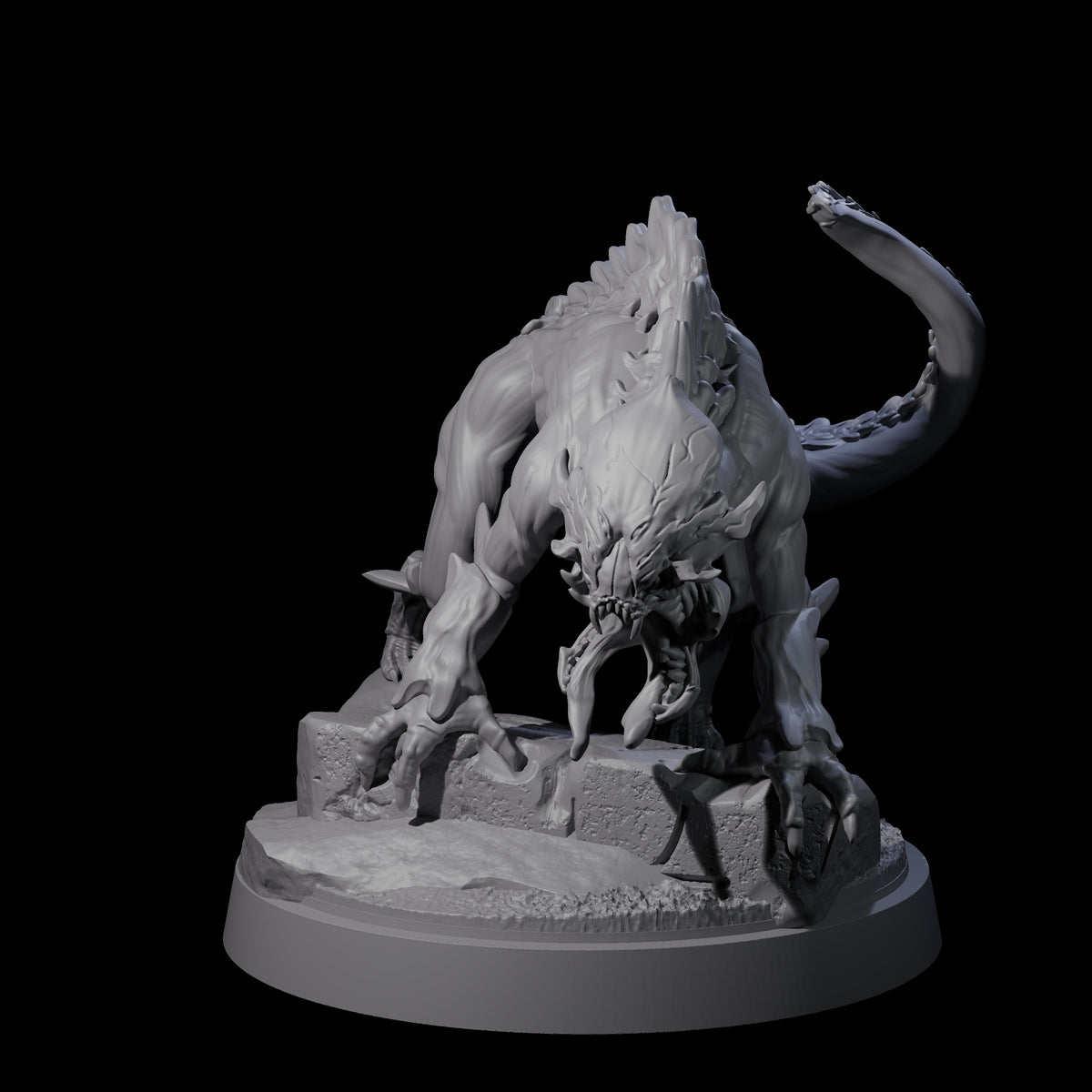 Creeping Hound of Tindalos Miniature for Dungeons and Dragons, Pathfinder or other TTRPGs