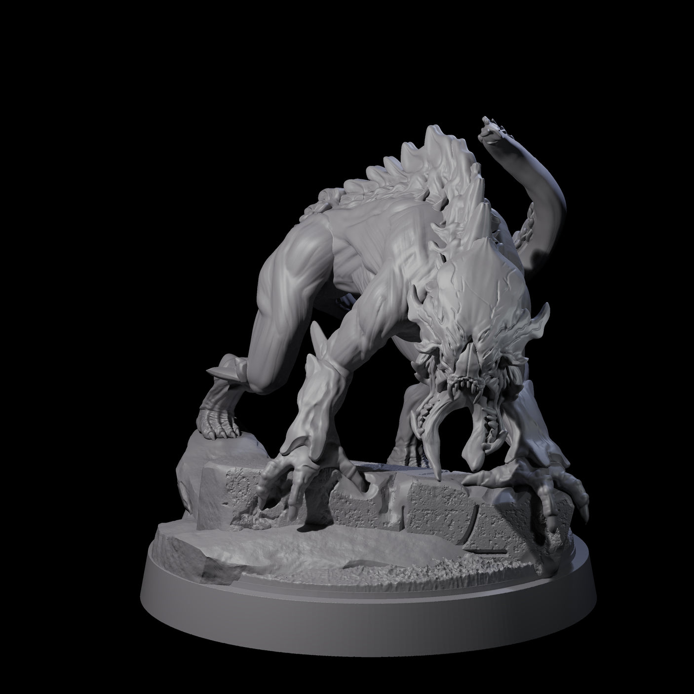 Creeping Hound of Tindalos Miniature for Dungeons and Dragons, Pathfinder or other TTRPGs
