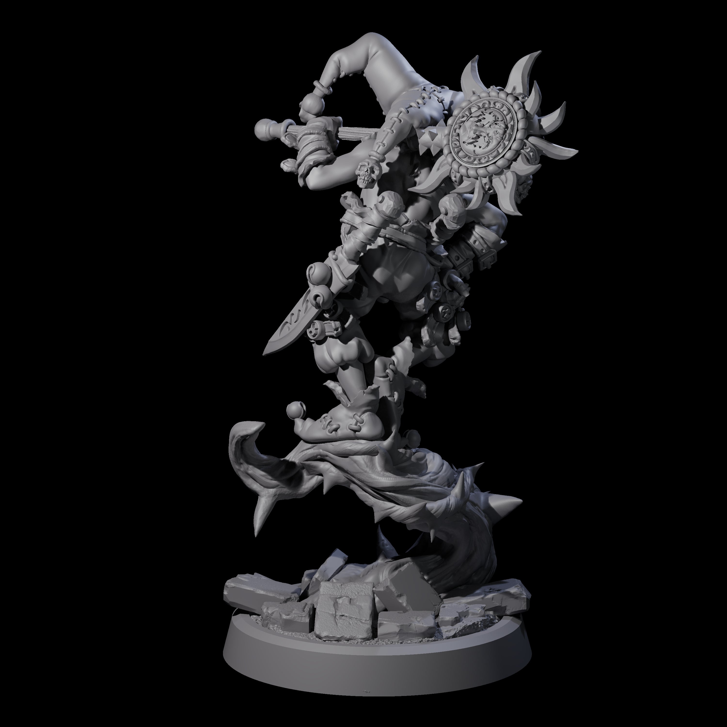 Creeping Jester Assassin Miniature for Dungeons and Dragons, Pathfinder or other TTRPGs