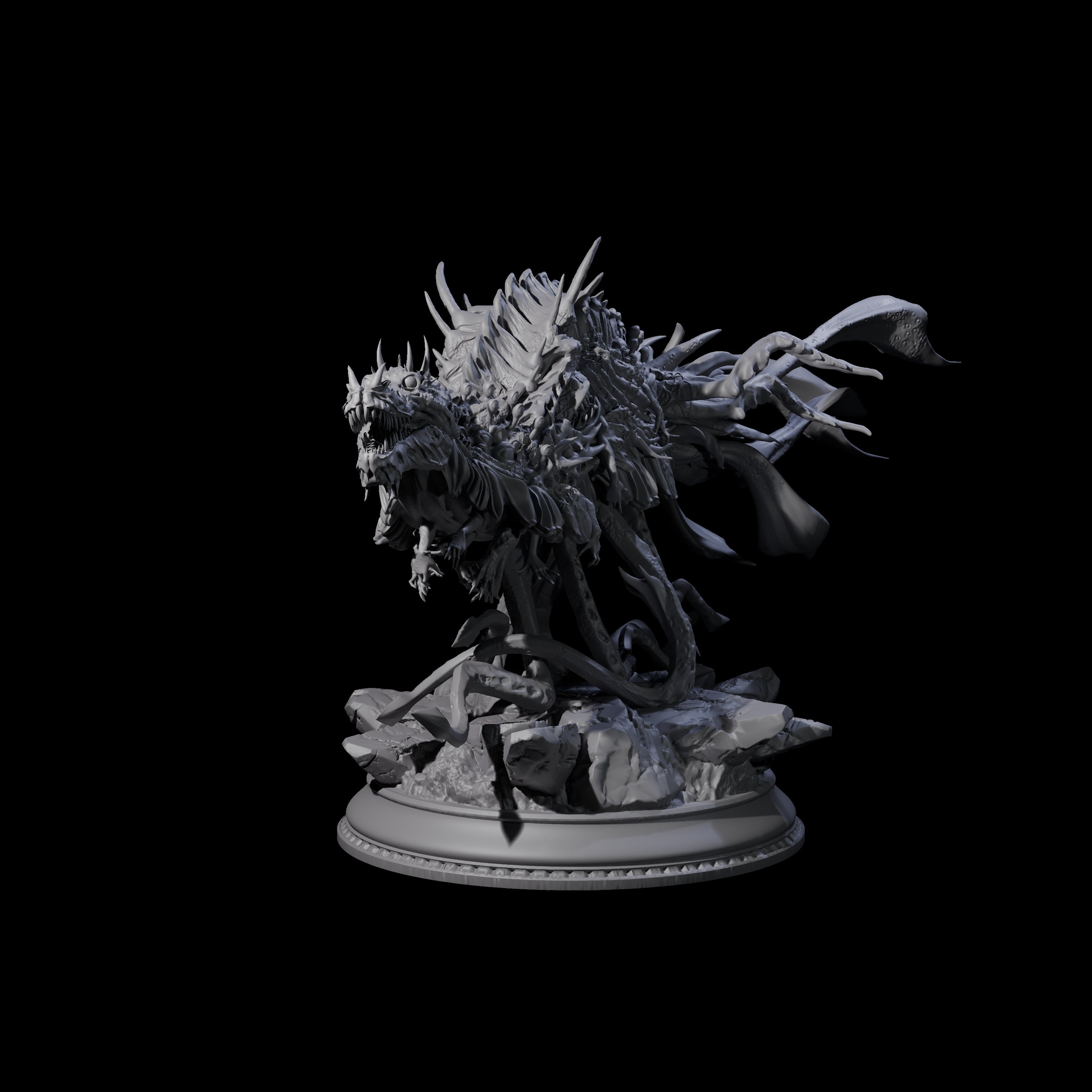 Creepy Eldritch Drake Miniature for Dungeons and Dragons, Pathfinder or other TTRPGs