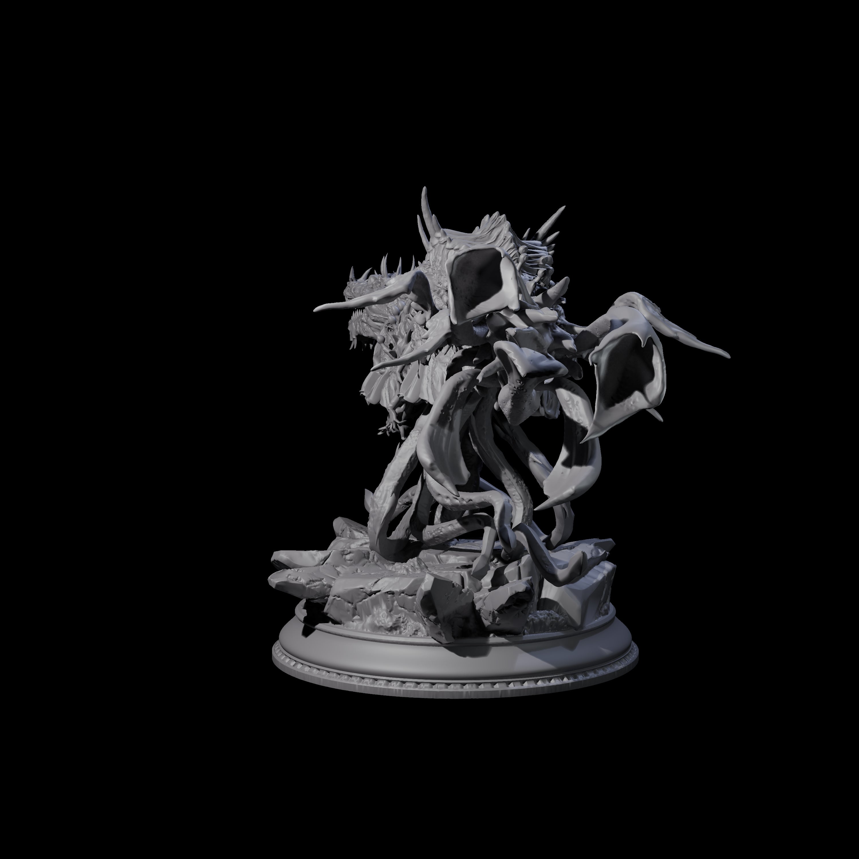 Creepy Eldritch Drake Miniature for Dungeons and Dragons, Pathfinder or other TTRPGs