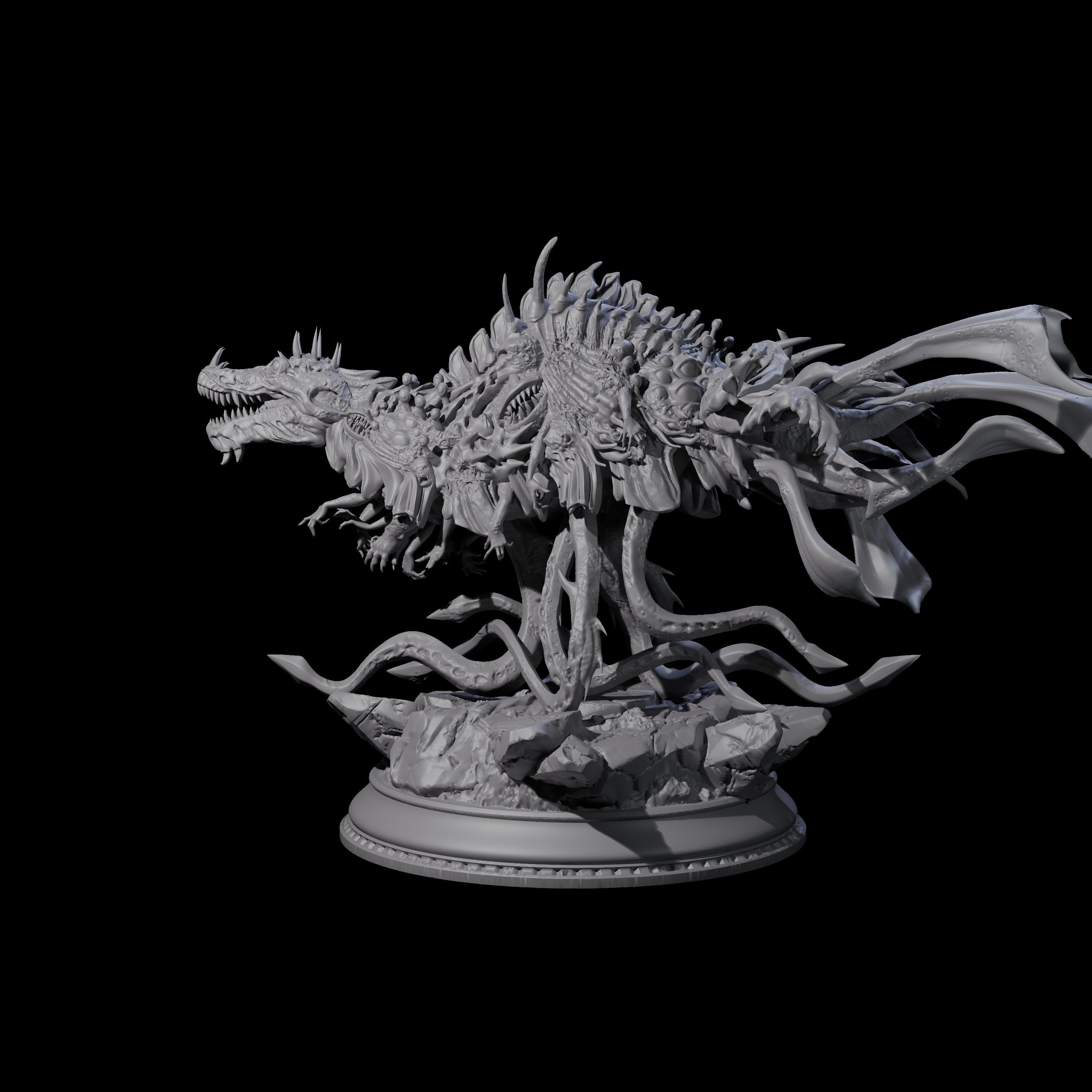 Creepy Eldritch Drake Miniature for Dungeons and Dragons, Pathfinder or other TTRPGs