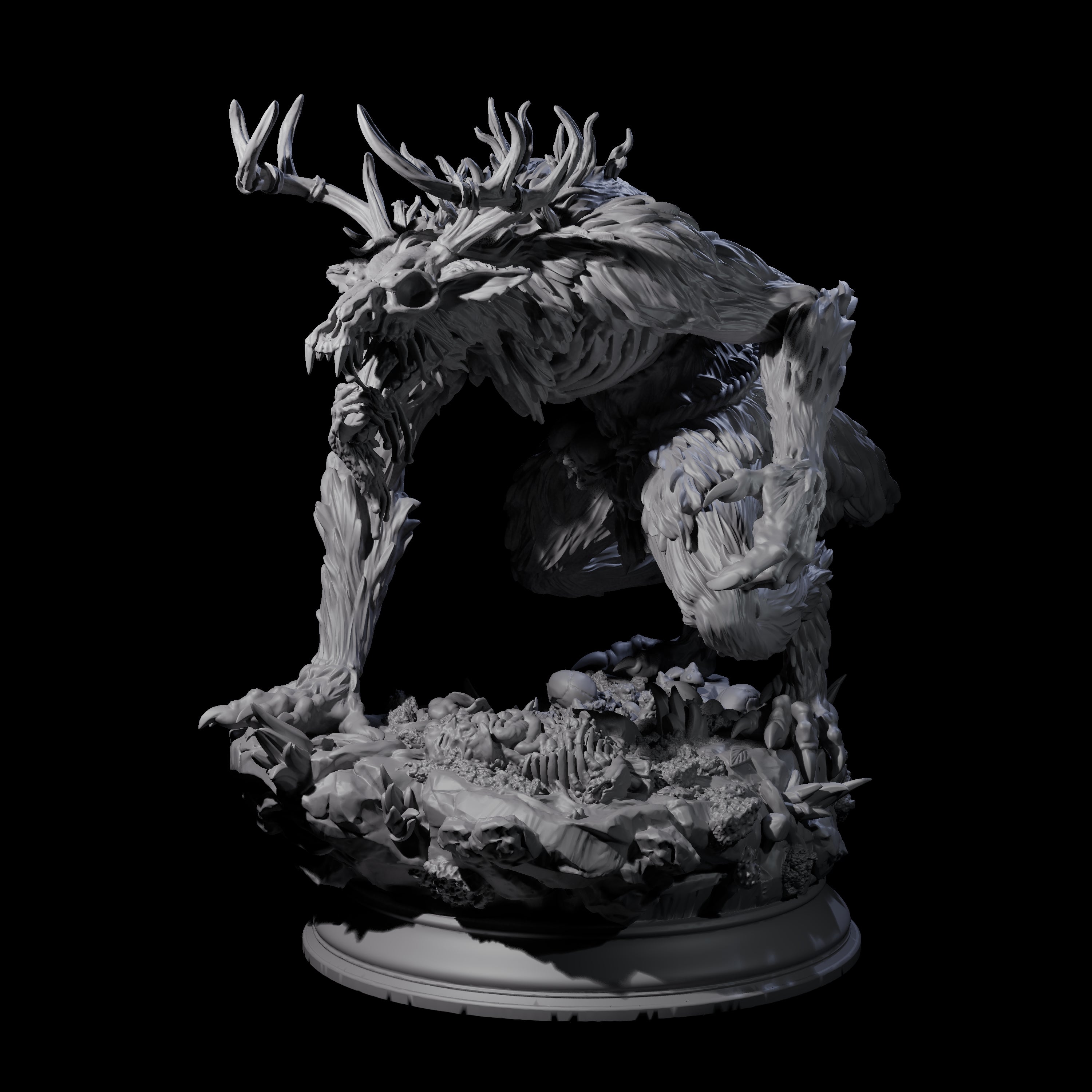 Creepy Wrendigo Miniature for Dungeons and Dragons, Pathfinder or other TTRPGs