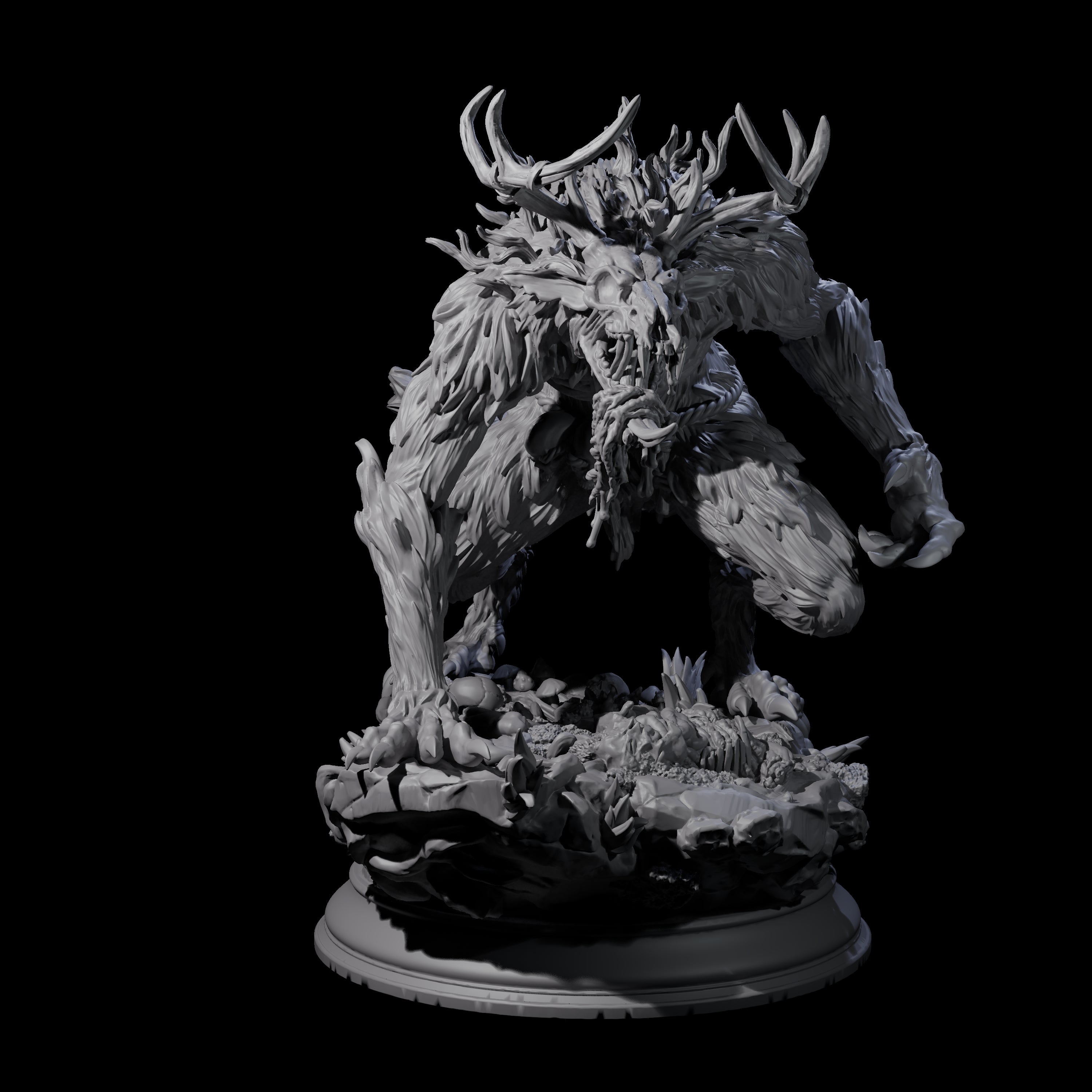 Creepy Wrendigo Miniature for Dungeons and Dragons, Pathfinder or other TTRPGs