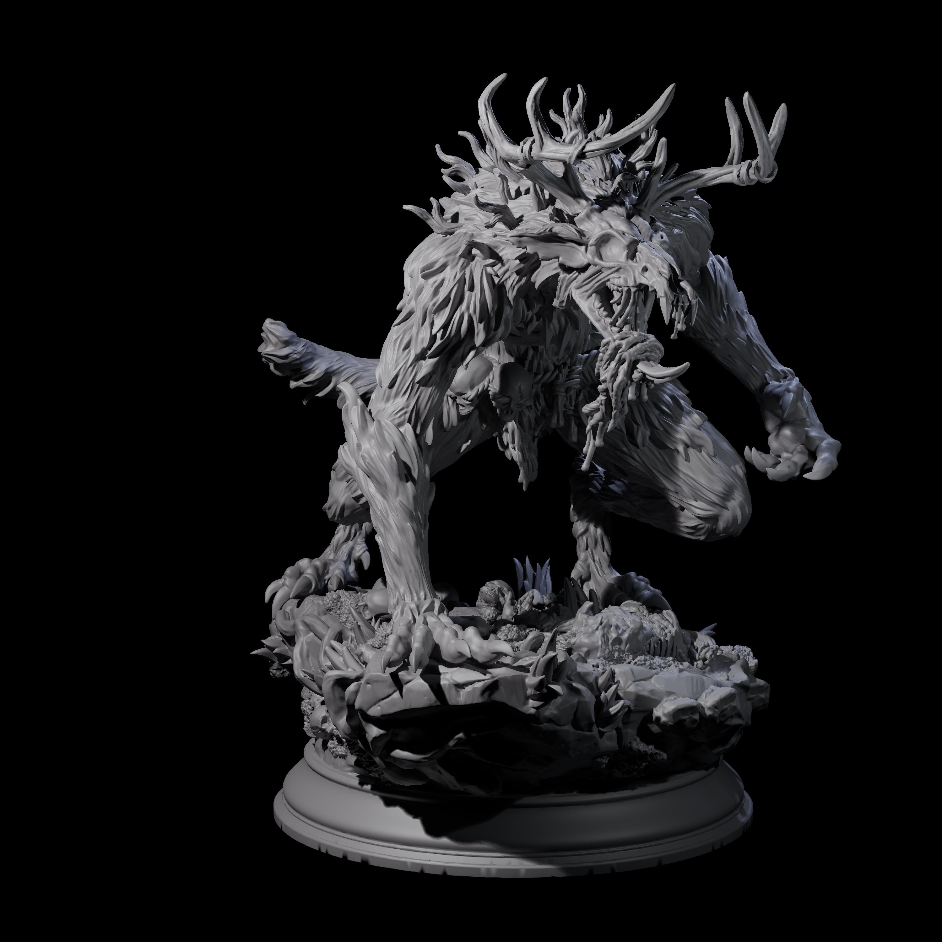 Creepy Wrendigo Miniature for Dungeons and Dragons, Pathfinder or other TTRPGs