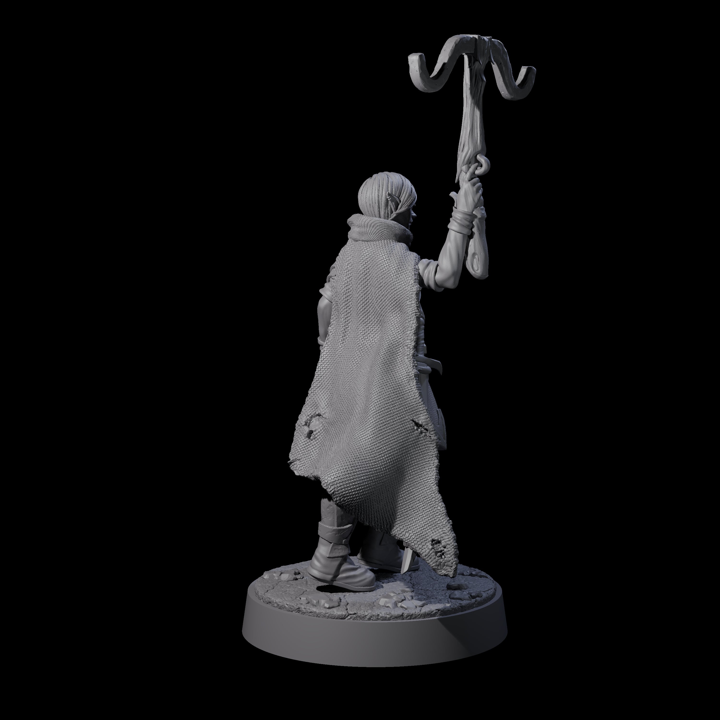 Crossbow Ready Rogue A Miniature for Dungeons and Dragons, Pathfinder or other TTRPGs