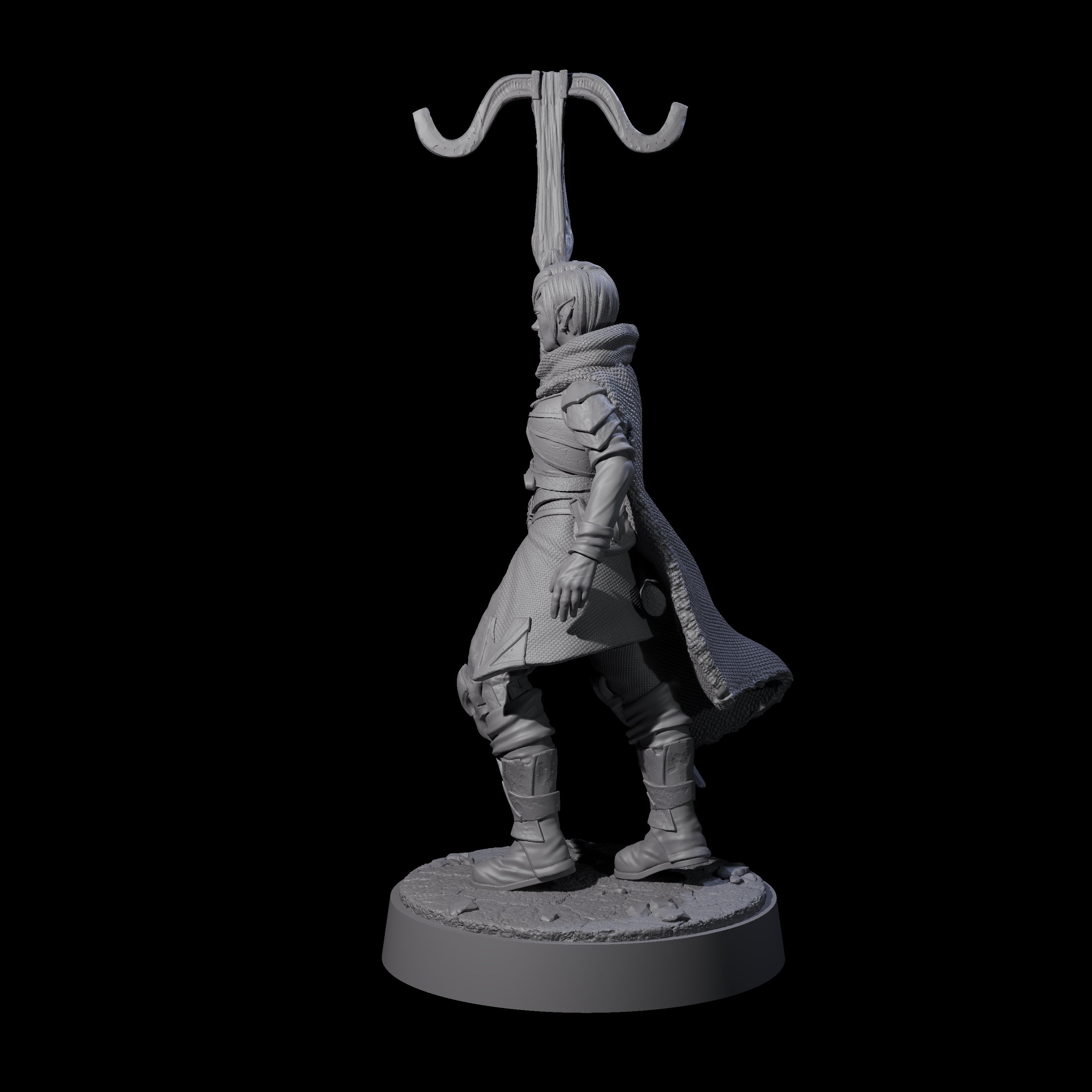 Crossbow Ready Rogue A Miniature for Dungeons and Dragons, Pathfinder or other TTRPGs