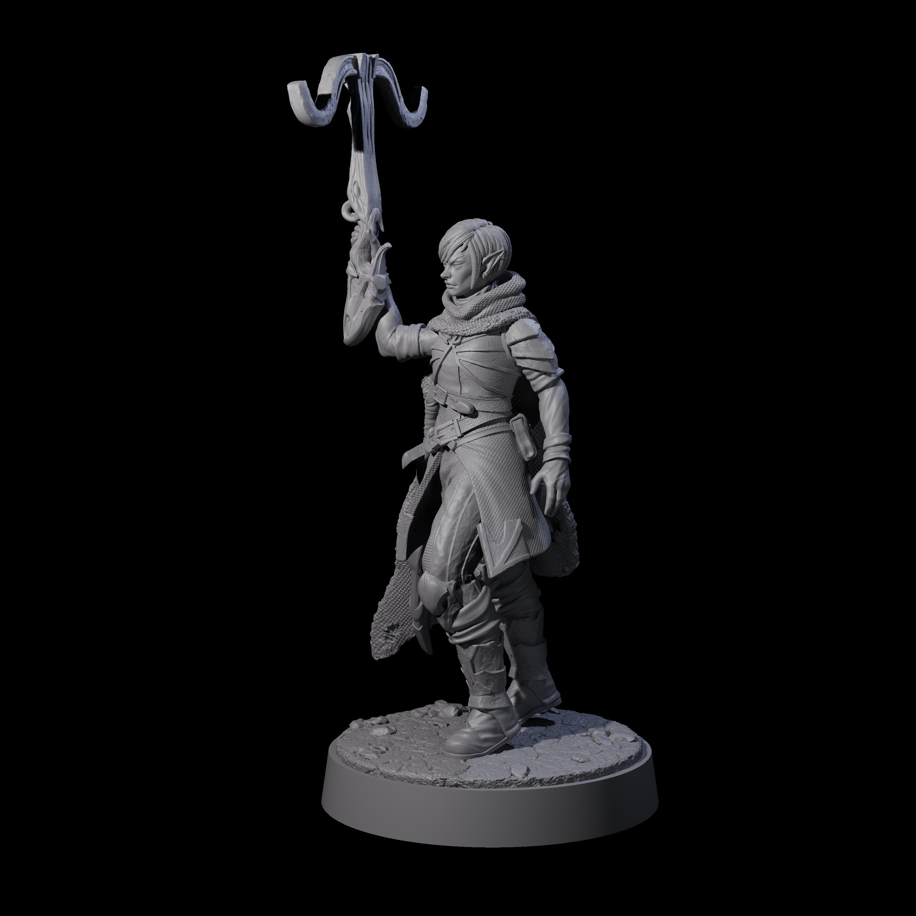 Crossbow Ready Rogue A Miniature for Dungeons and Dragons, Pathfinder or other TTRPGs