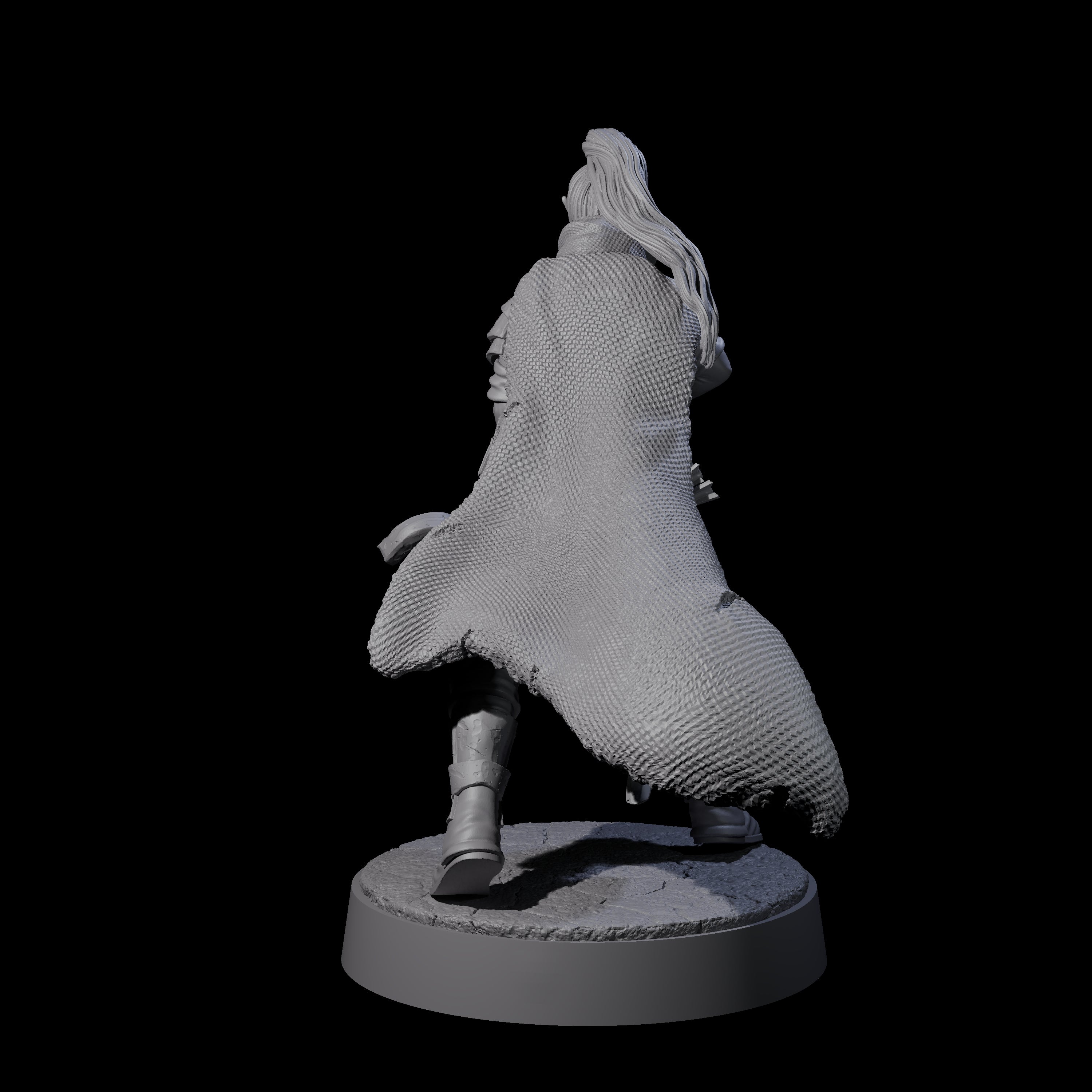 Crossbow Ready Rogue C Miniature for Dungeons and Dragons, Pathfinder or other TTRPGs