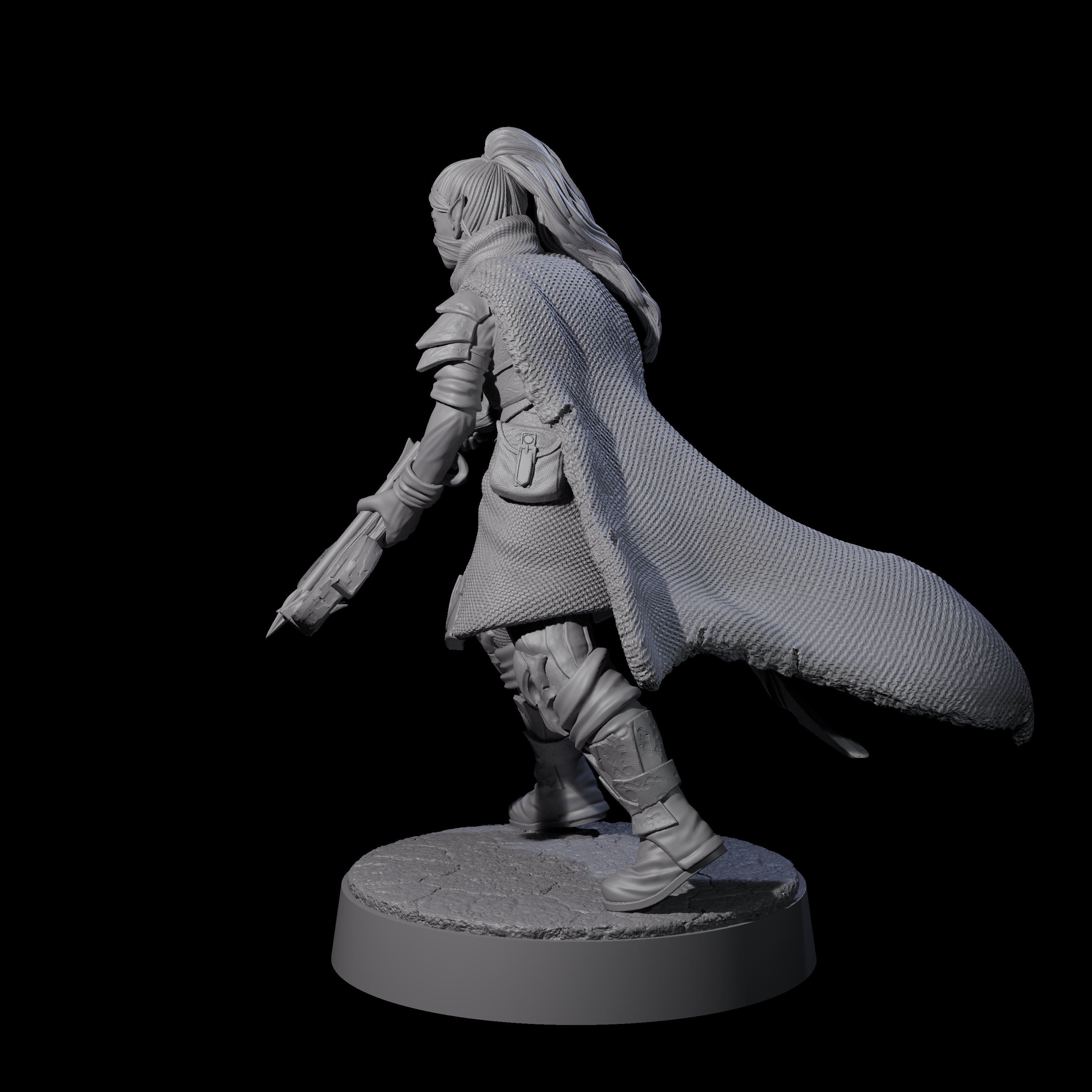 Crossbow Ready Rogue C Miniature for Dungeons and Dragons, Pathfinder or other TTRPGs
