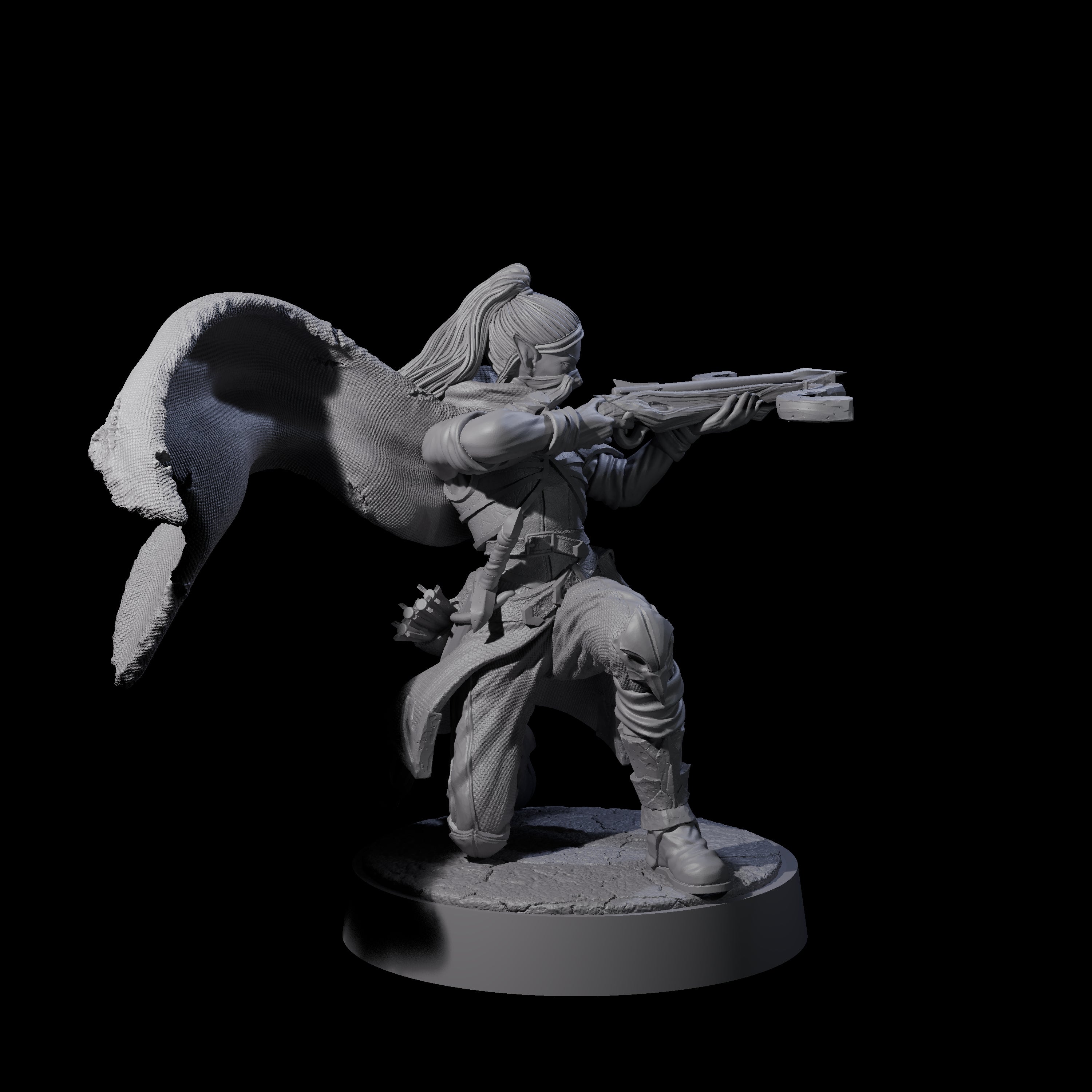 Crossbow Ready Rogue E Miniature for Dungeons and Dragons, Pathfinder or other TTRPGs