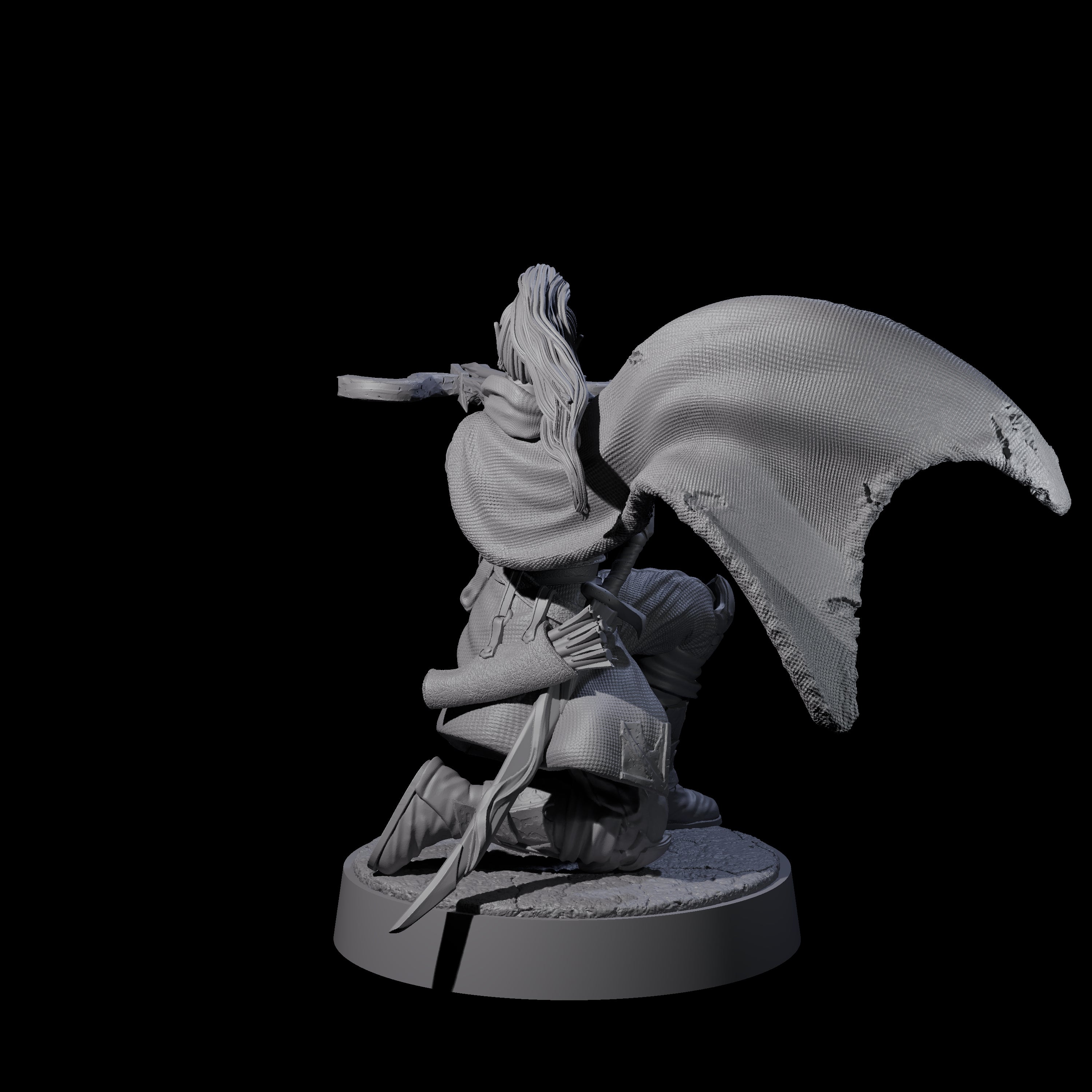 Crossbow Ready Rogue E Miniature for Dungeons and Dragons, Pathfinder or other TTRPGs