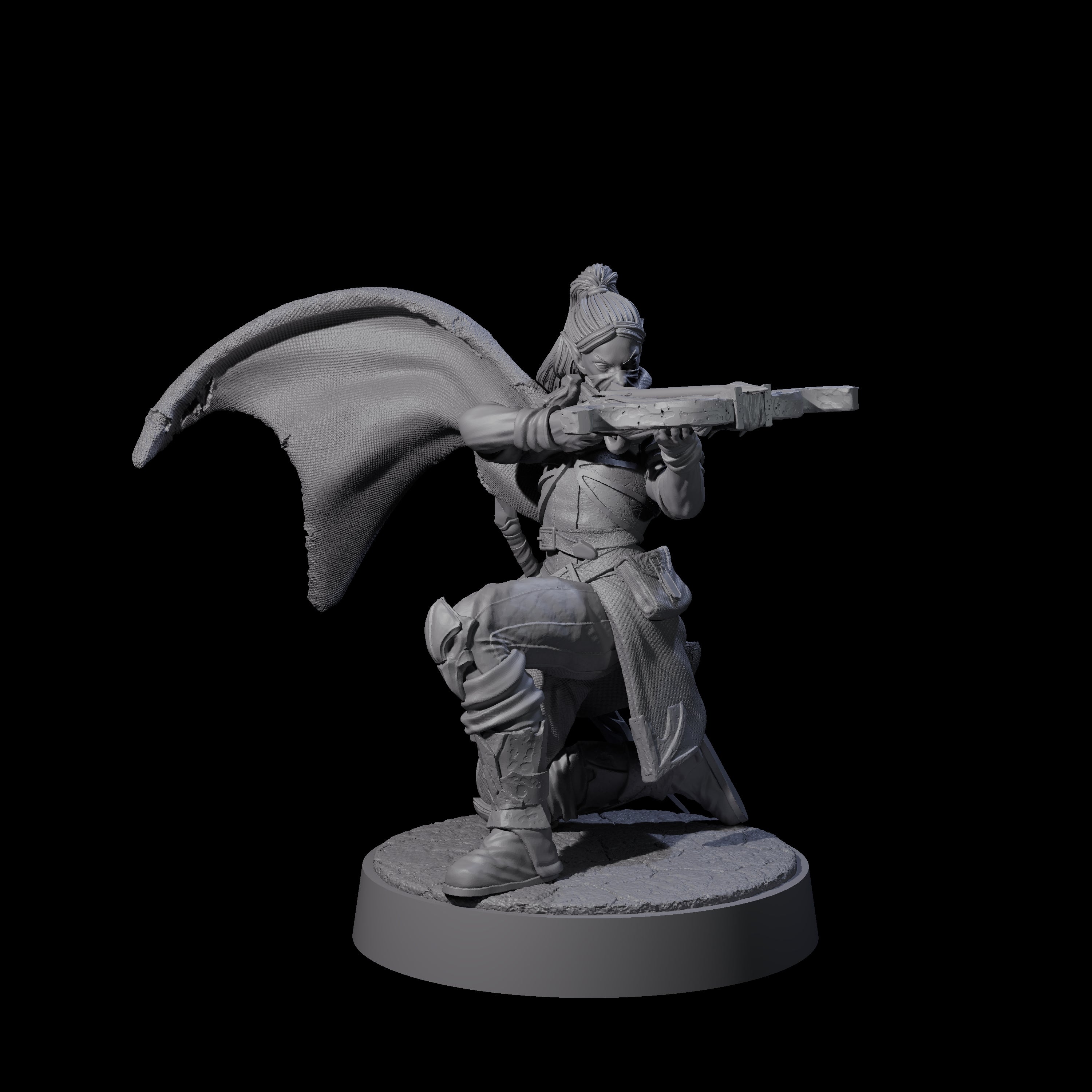 Crossbow Ready Rogue E Miniature for Dungeons and Dragons, Pathfinder or other TTRPGs