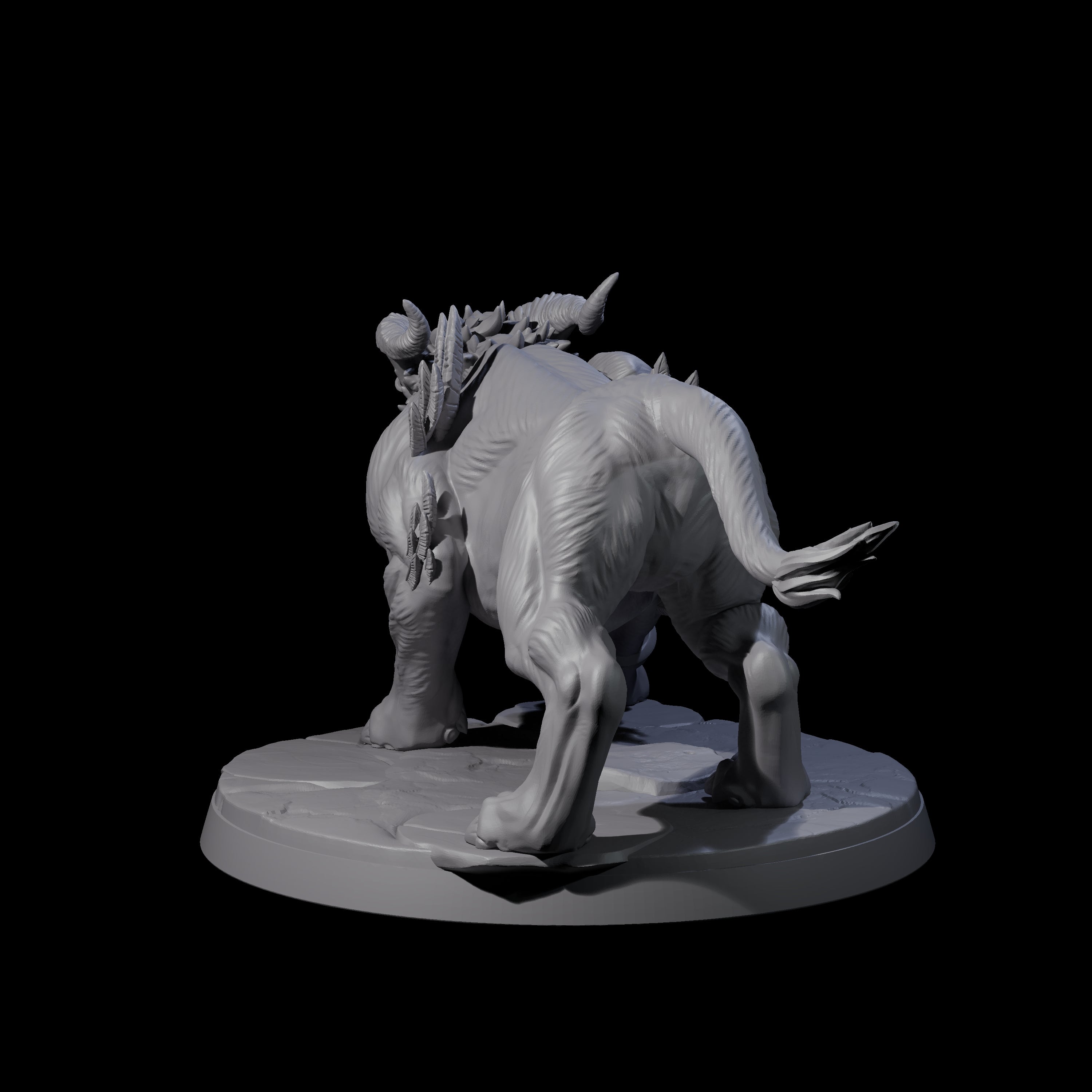 Crouching Sphinx Spawn A Miniature for Dungeons and Dragons, Pathfinder or other TTRPGs