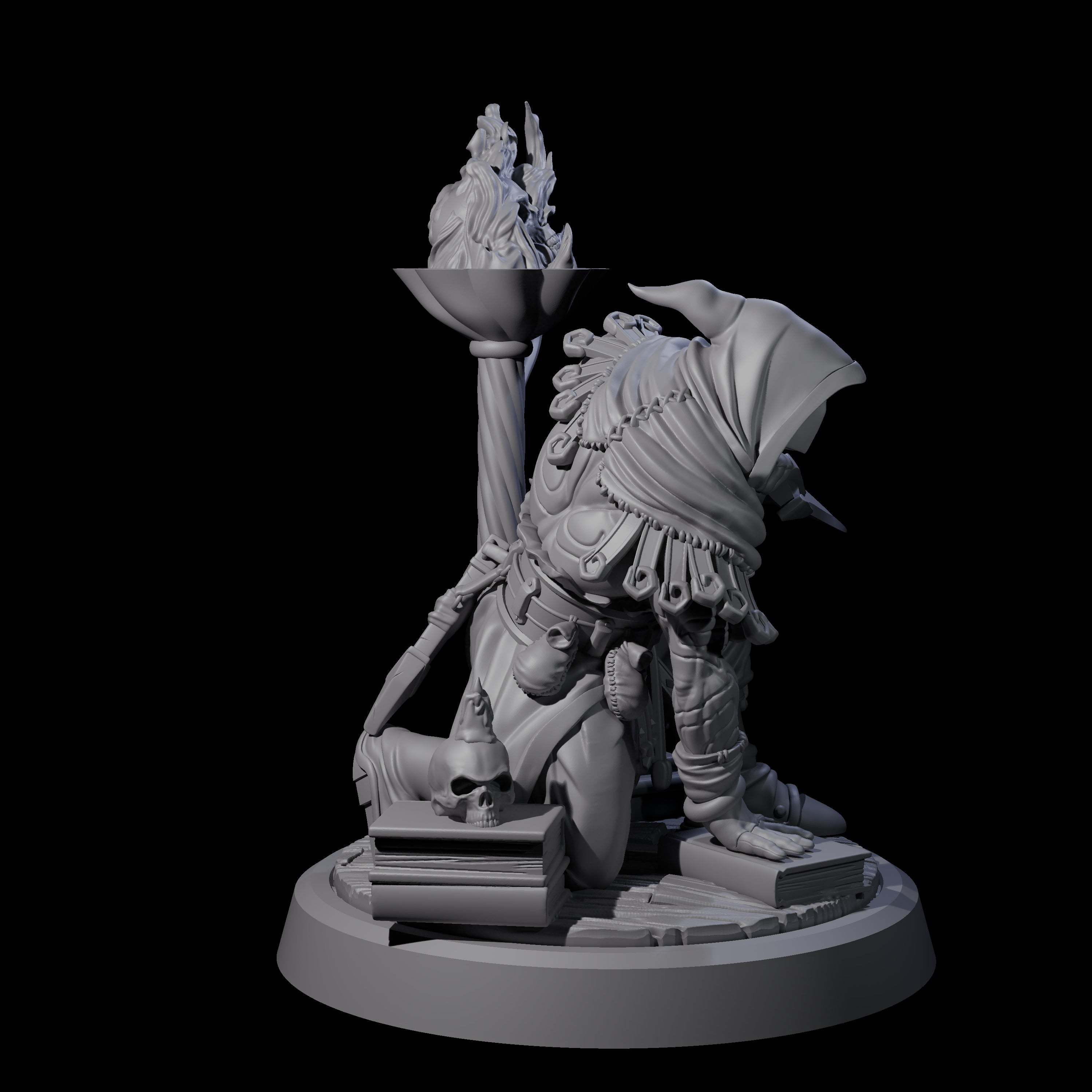 Crouching Warforged Rogue Miniature for Dungeons and Dragons, Pathfinder or other TTRPGs