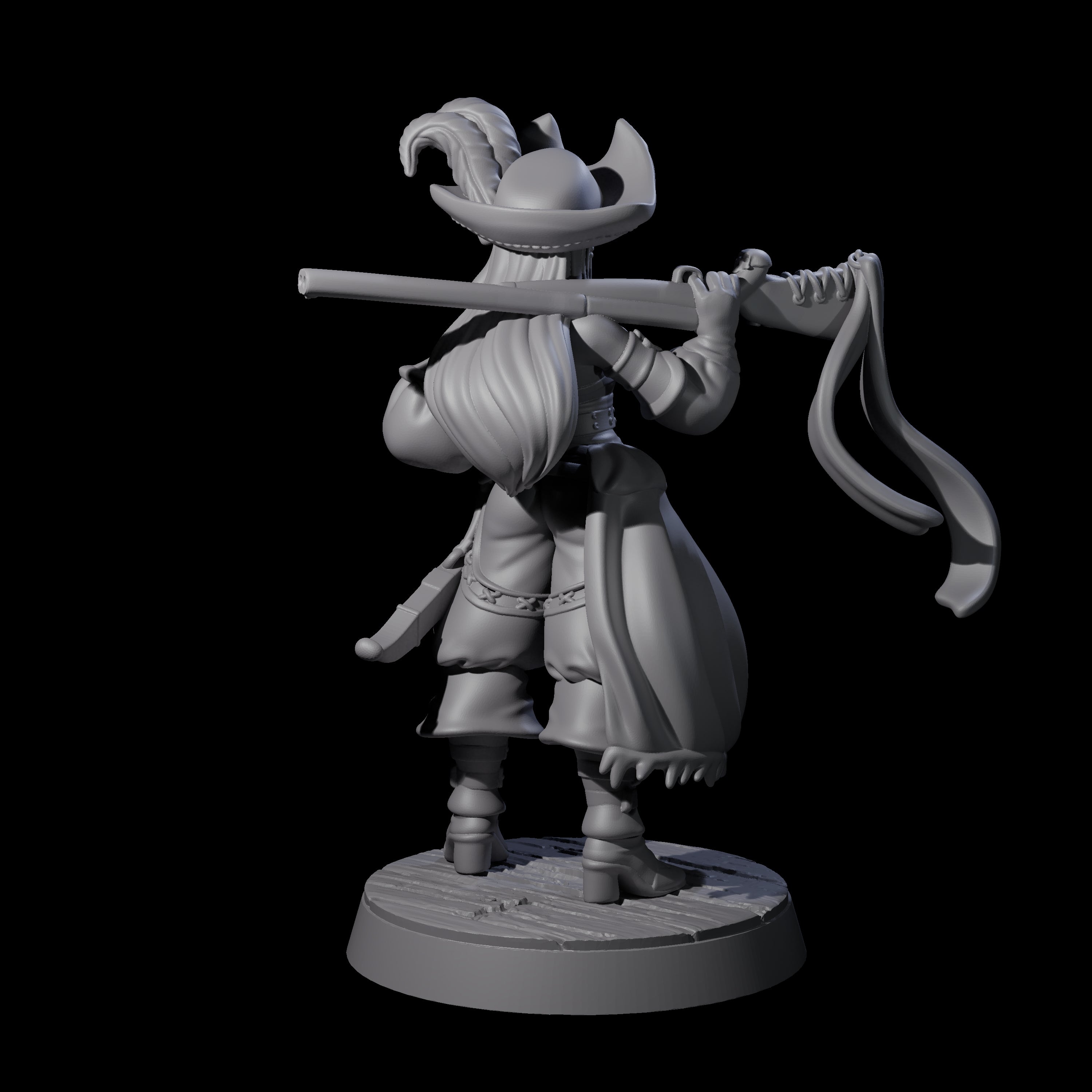 Crows Nest Marksman Pirate Miniature for Dungeons and Dragons, Pathfinder or other TTRPGs