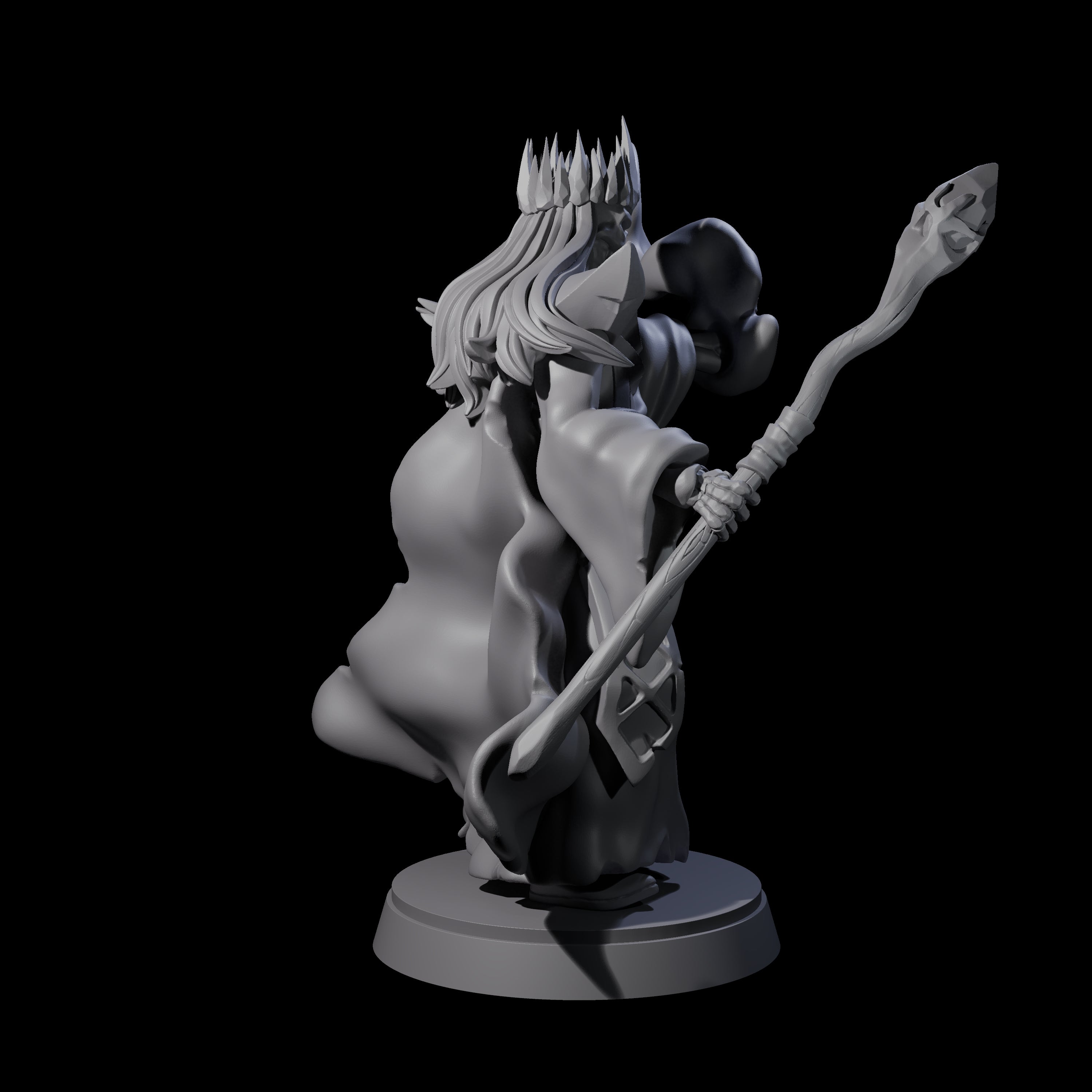 Cruel Skeletal Lich Miniature for Dungeons and Dragons, Pathfinder or other TTRPGs