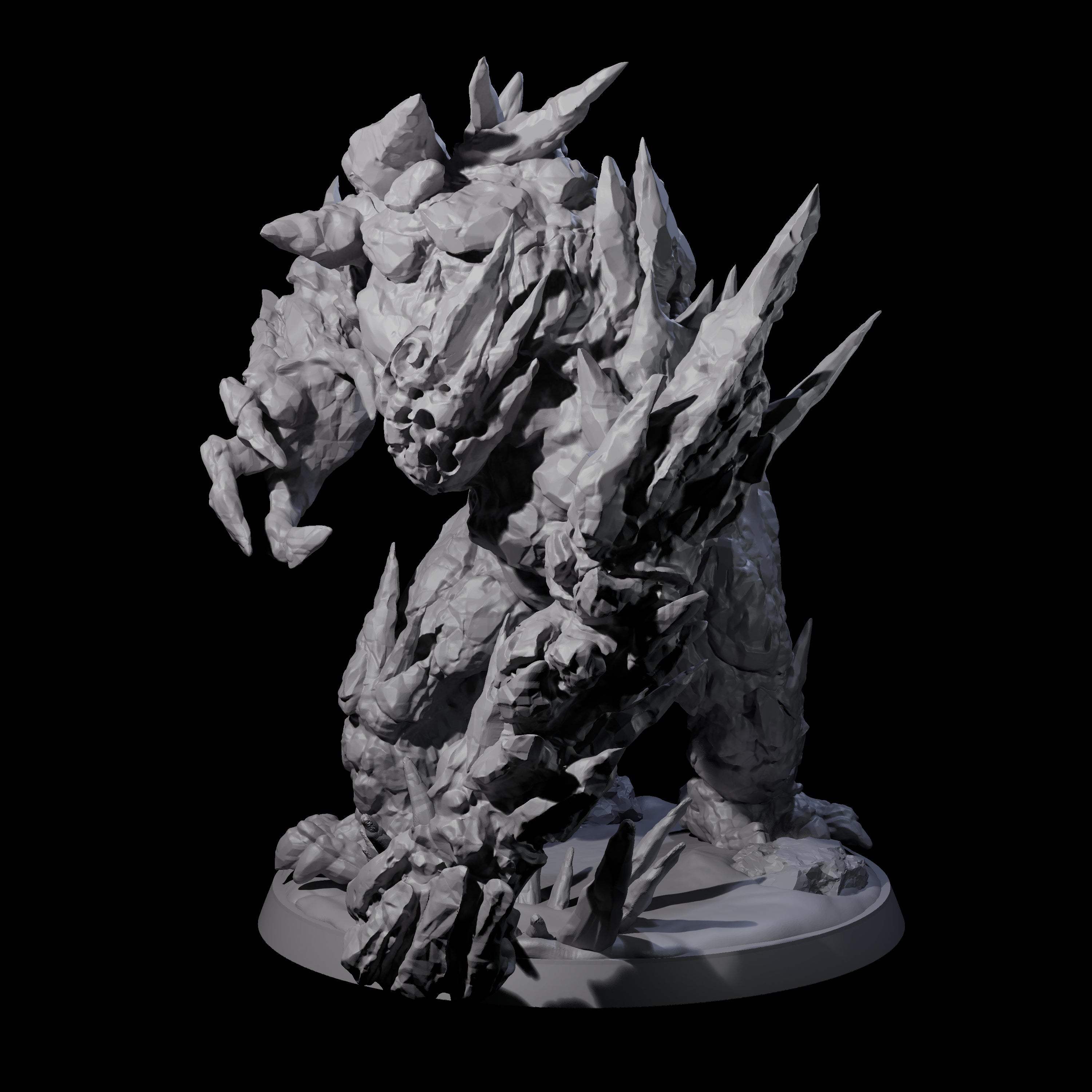 Crunchy Ice Elemental Miniature for Dungeons and Dragons, Pathfinder or other TTRPGs