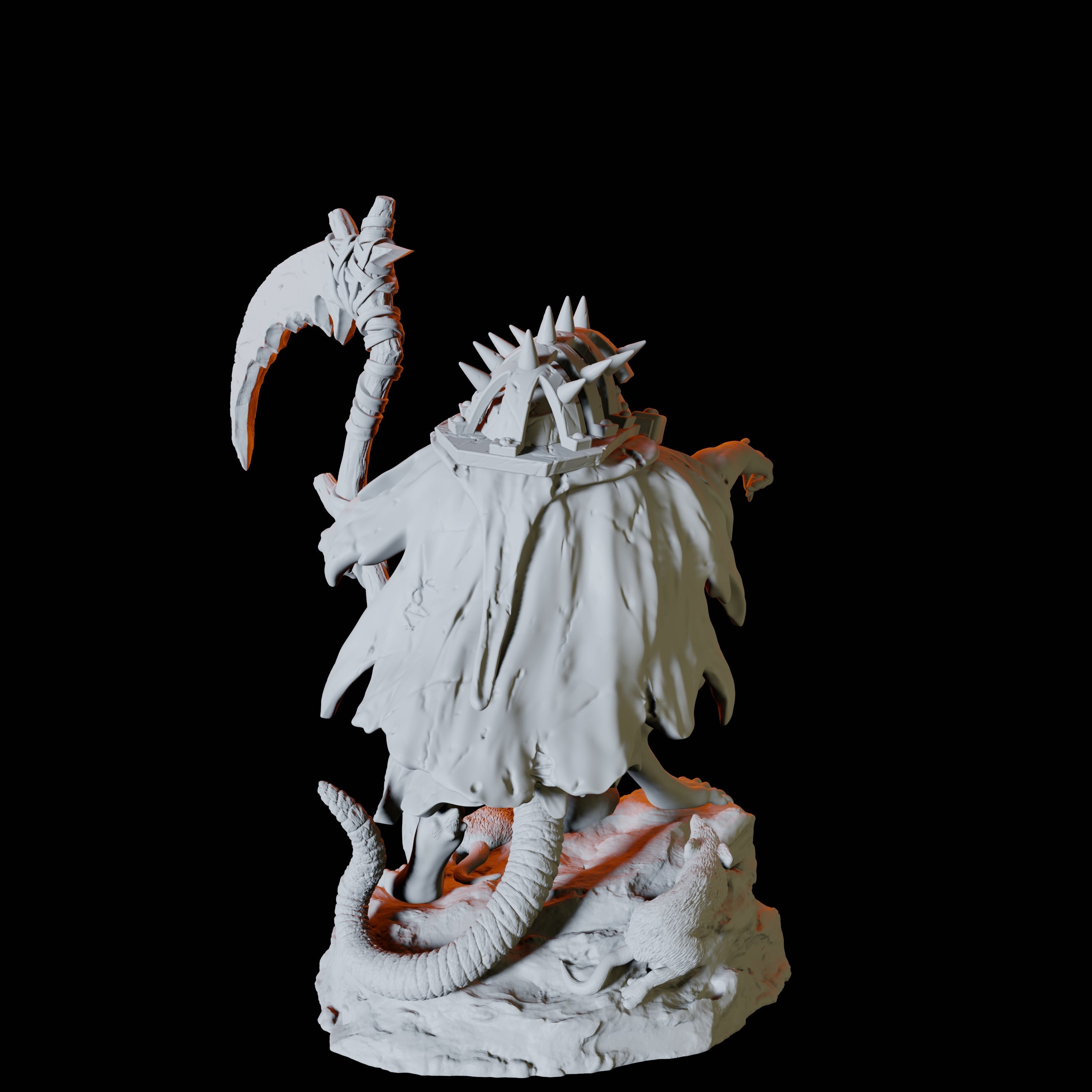 Crusader Ratfolk B Miniature for Dungeons and Dragons, Pathfinder or other TTRPGs