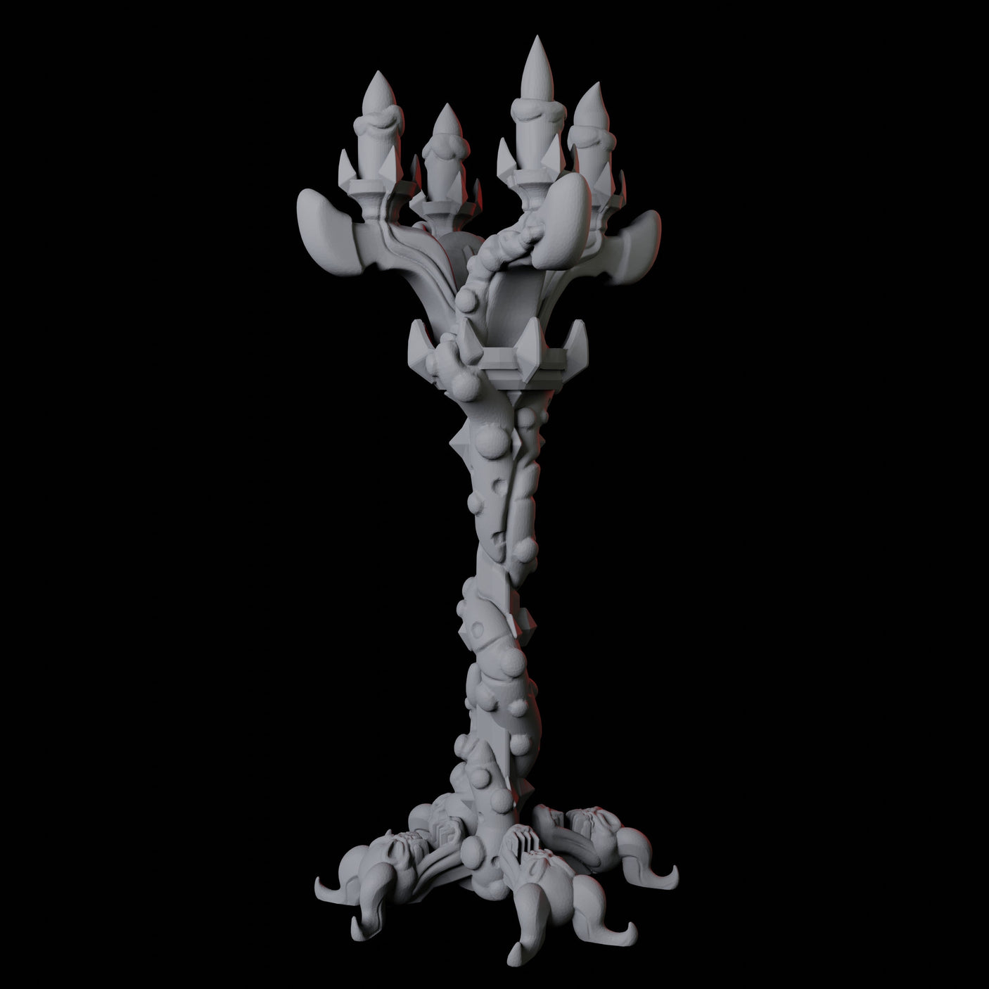 Cthulhu Candelabra Miniature for Dungeons and Dragons, Pathfinder or other TTRPGs